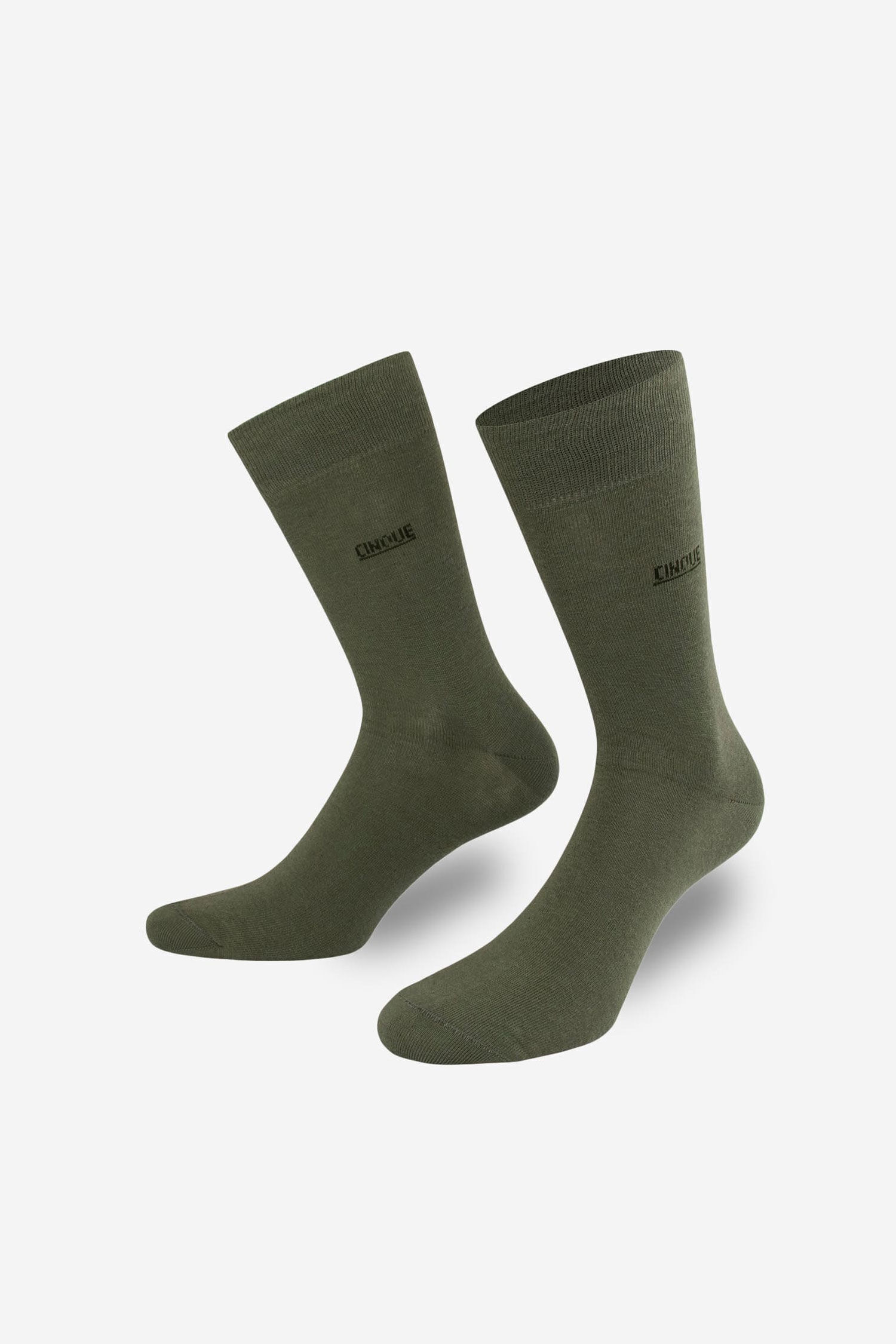 CINQUE_SOCKEN Business-Socken CISORRENTO Khaki CI-C20-2013-099-39-42 01 - Khaki