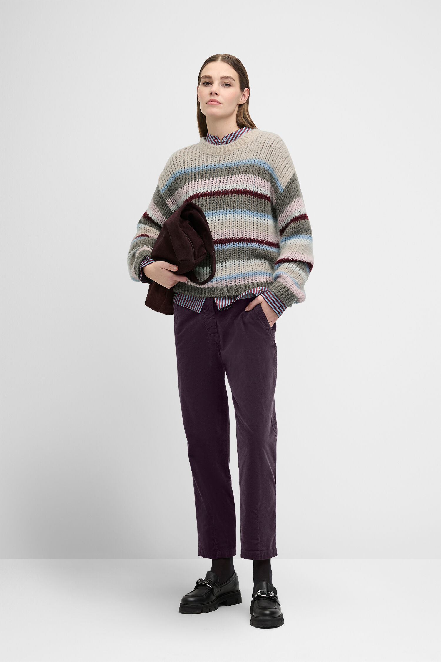 Bekleidung, Strickwaren, Pullover, Langarm, Ärmel