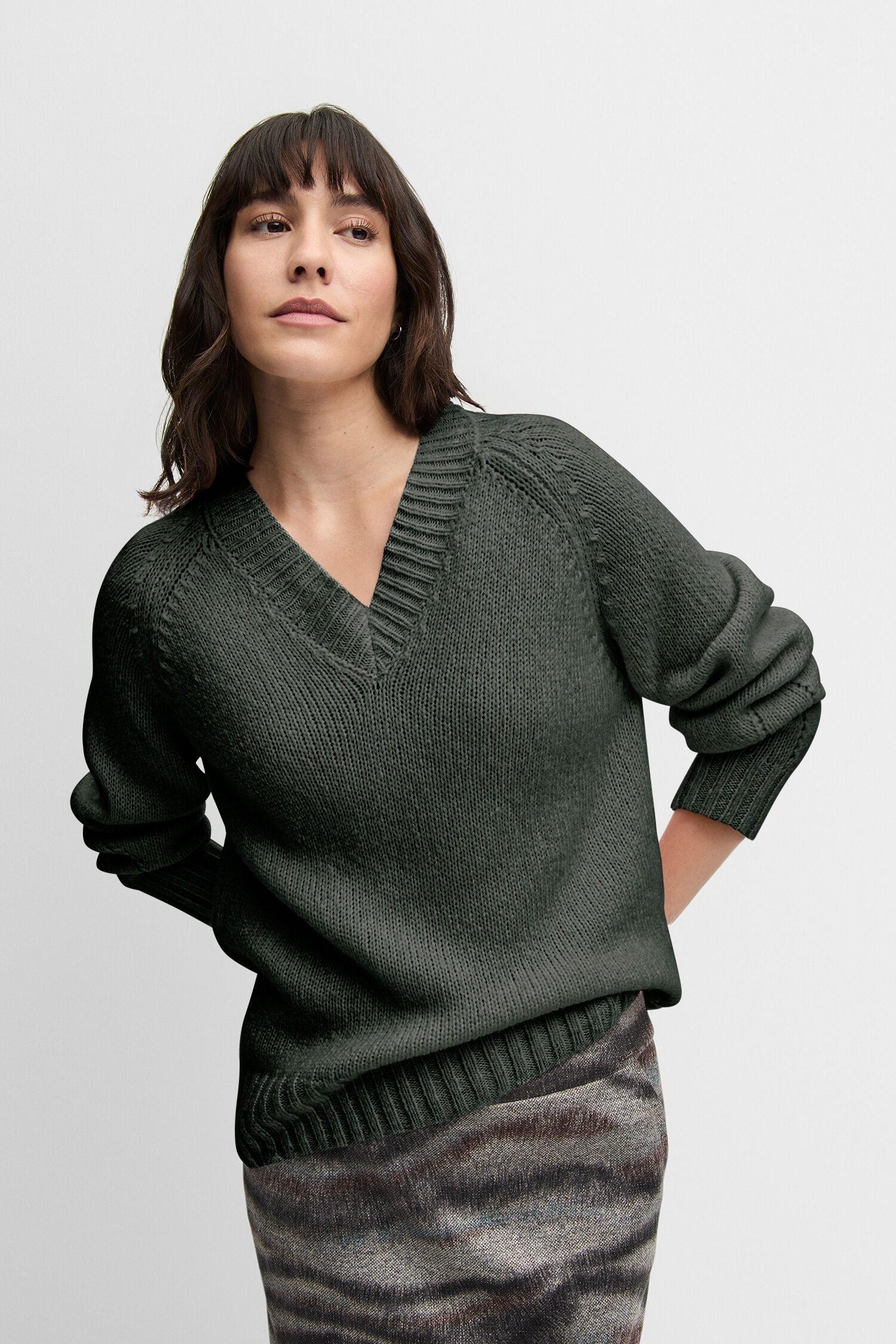 Strickwaren, Pullover, Erwachsener, Person, Frau