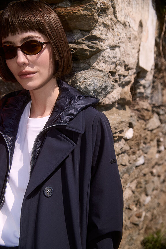 jacke, dunkle jacke, trench-coat, regenjacke, sonnenschutz