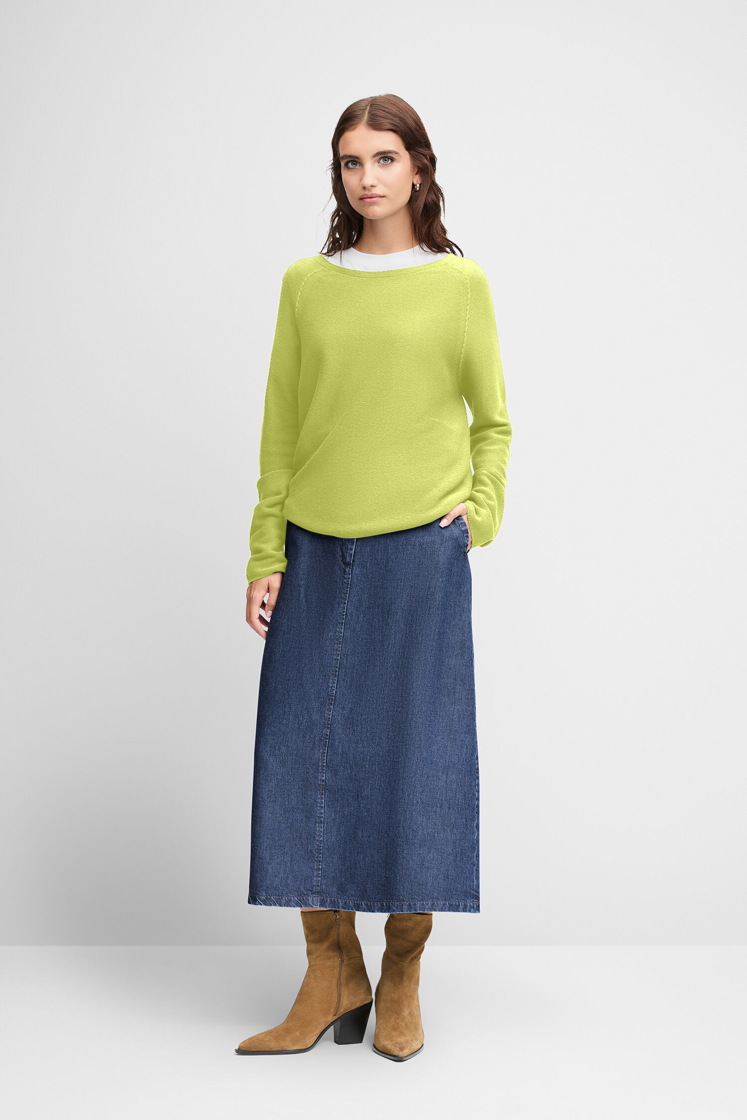 Rock, Langarm, Erwachsener, Person, Frau