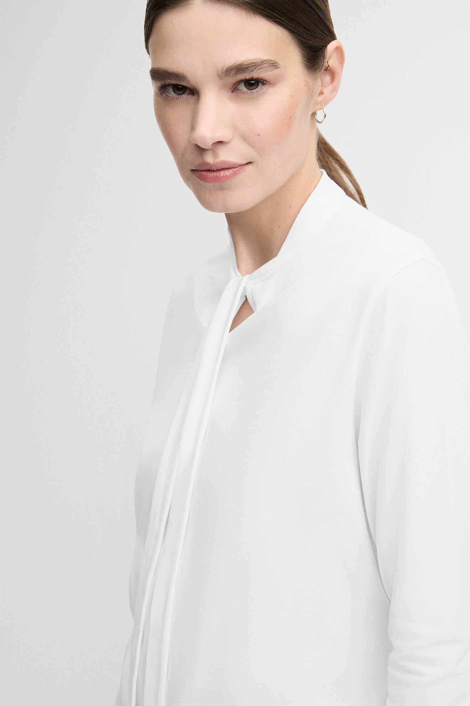 Langarm, Bluse, Erwachsener, Person, Frau