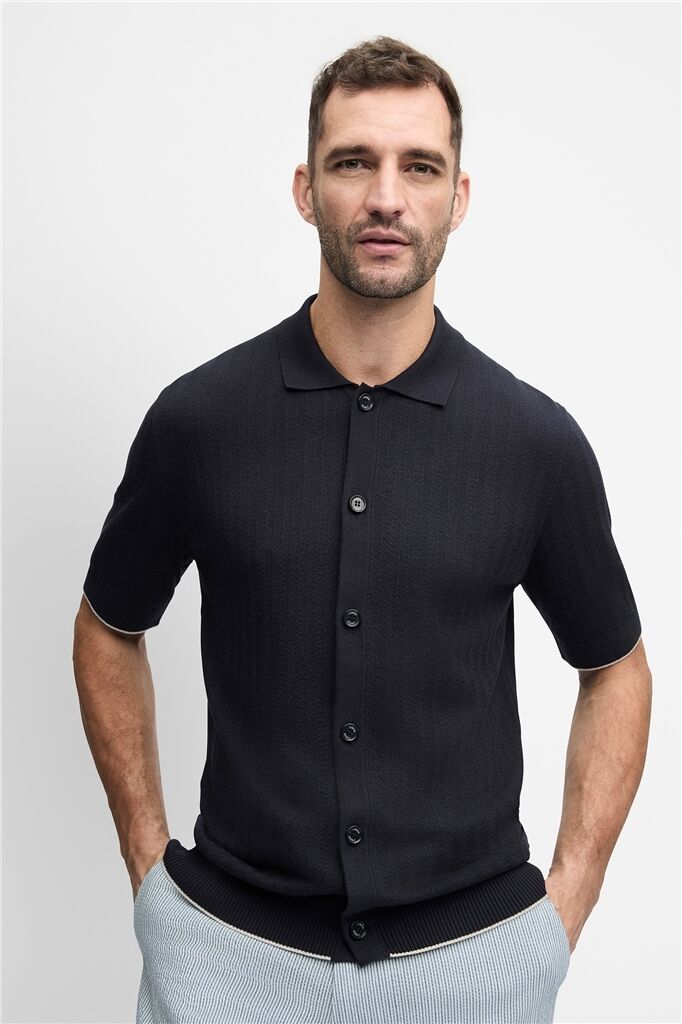 Strickpoloshirt CIJANNI Strickpoloshirt CIJANNI