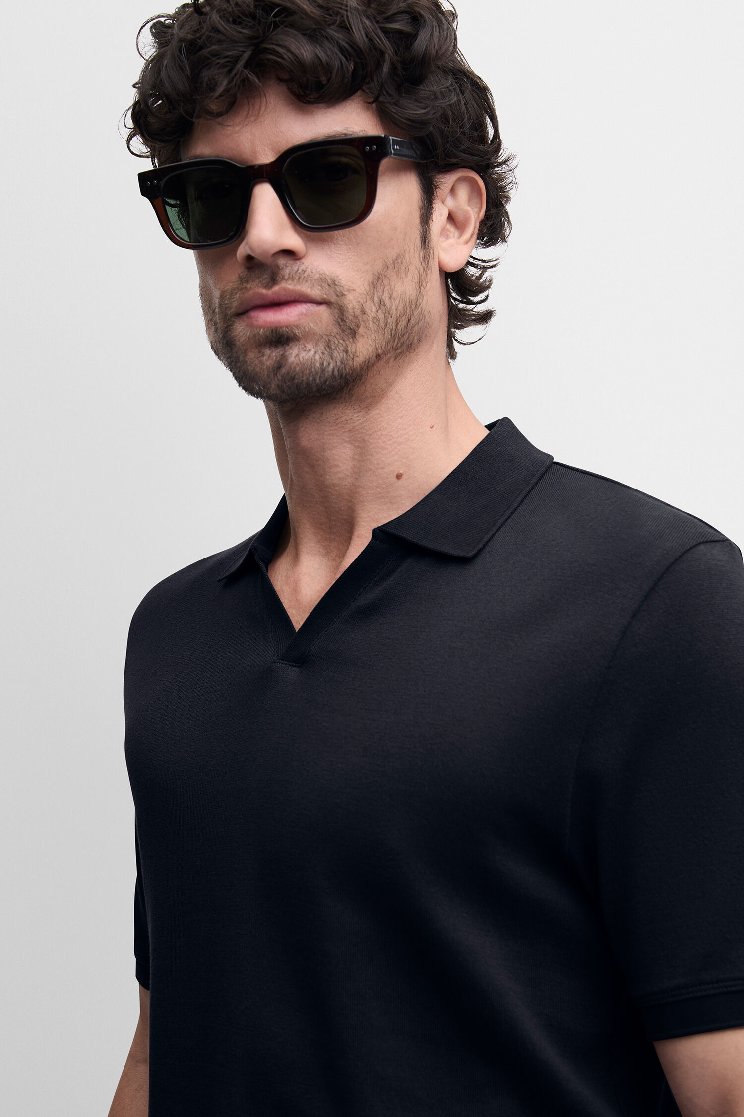 Sonnenbrille, T-shirt, Hemd, Mann, Person