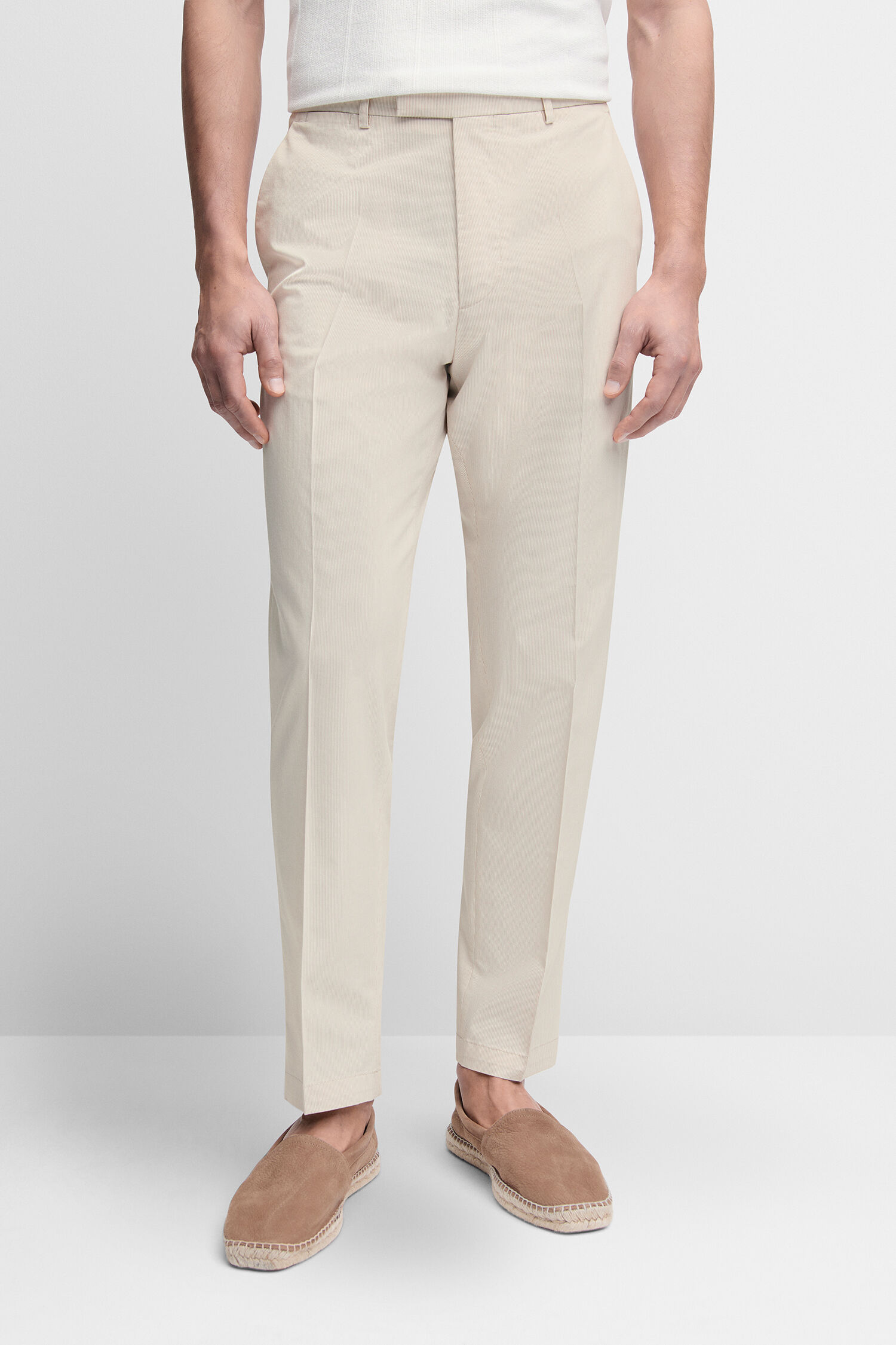 Leinen, Hosen, T-shirt, Mann, Person