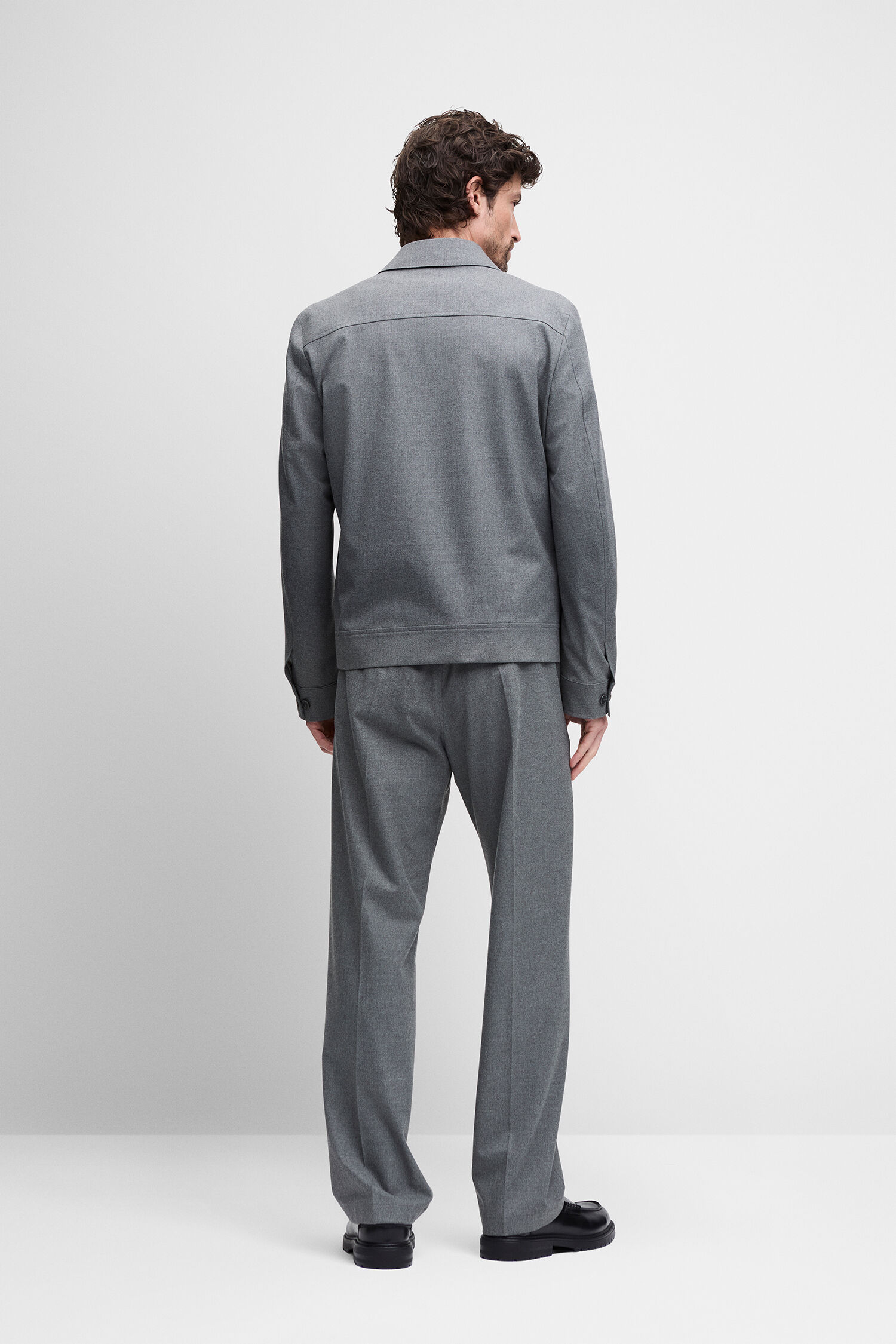 Hemdjacke, grau, Kleidungsset, Weste?, Hosen?