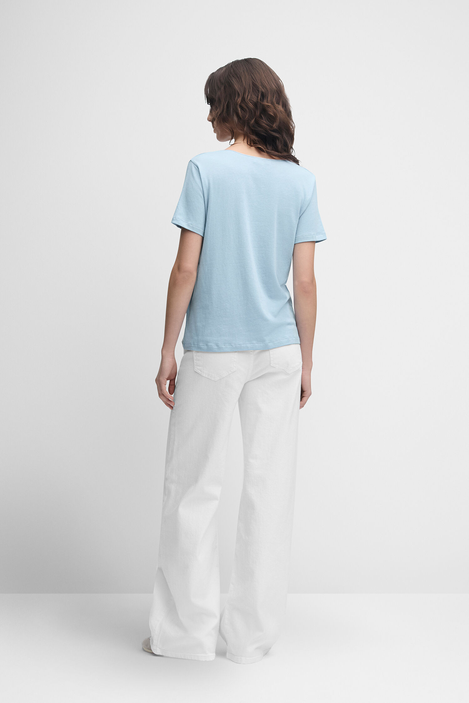 Bluse, Leinen, T-shirt, Hosen, Person