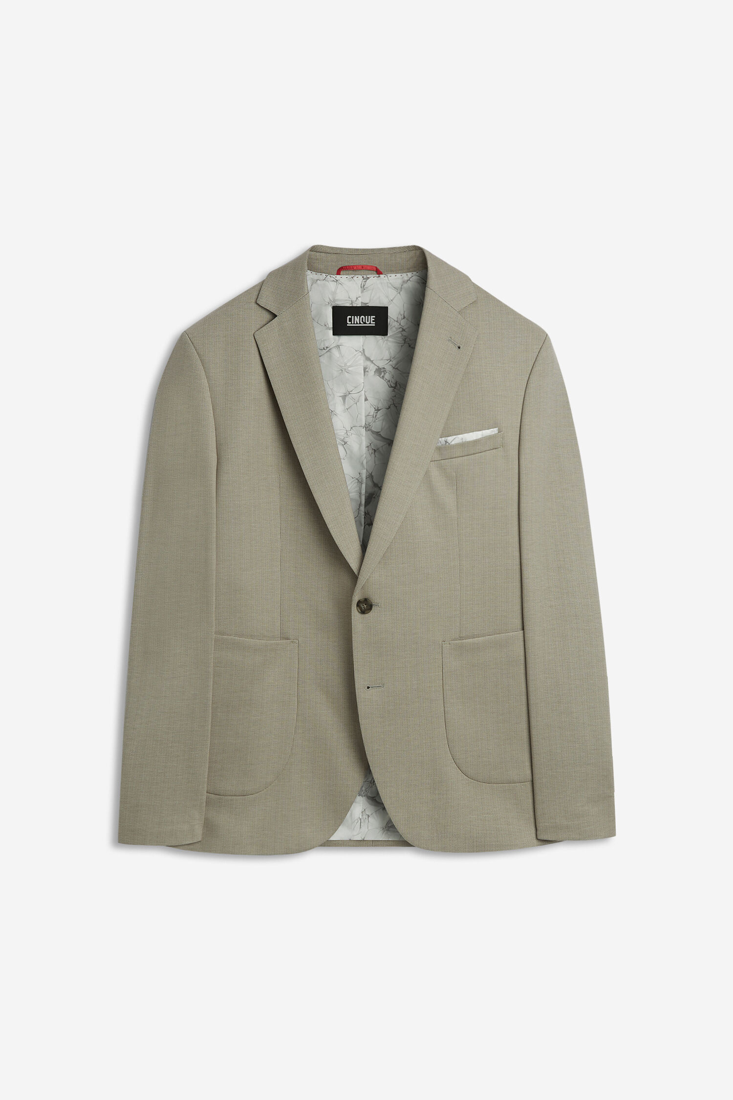 Blazer, Mantel, Jacke, Leinen, Khaki