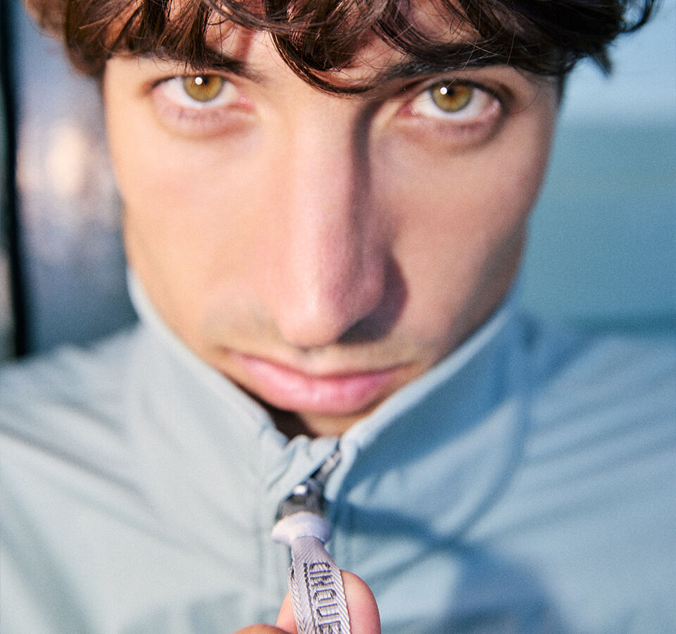 Reißverschluss, Jacke, Nahaufnahme, männlich, Augen