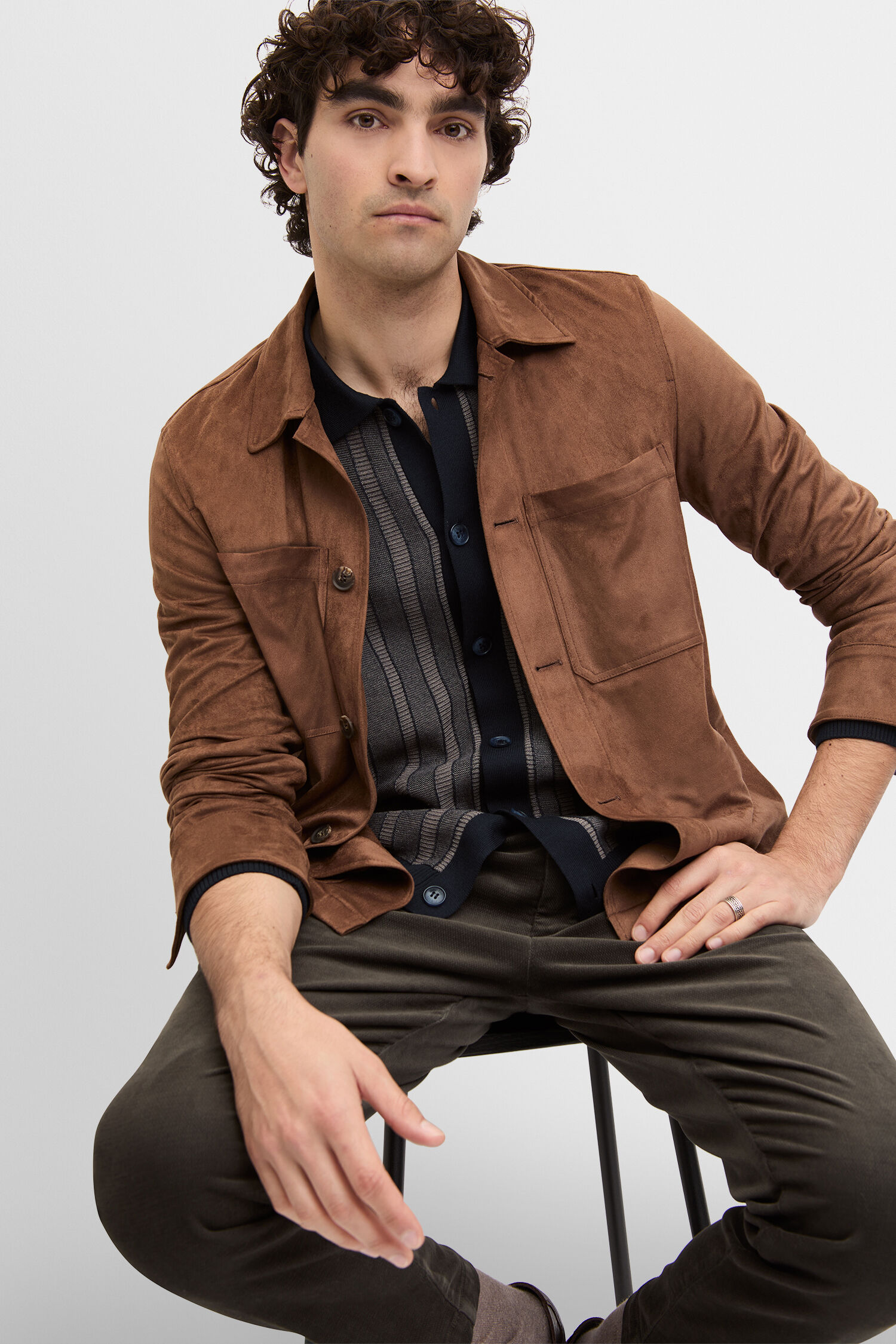 Mantel, Jacke, Blazer, Langarm, Person