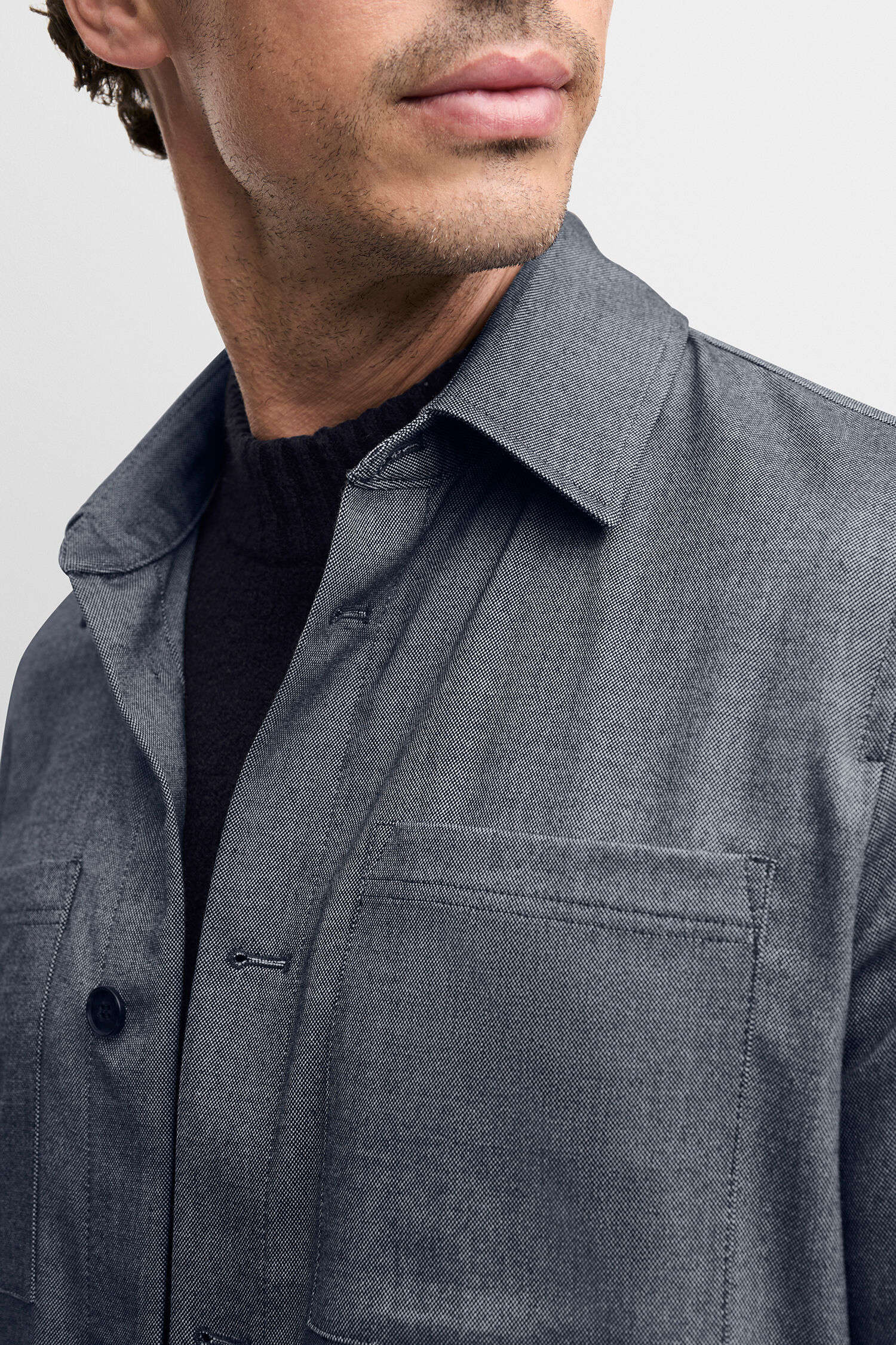 Hemd, Mantel, Hosen, Jacke, Langarm