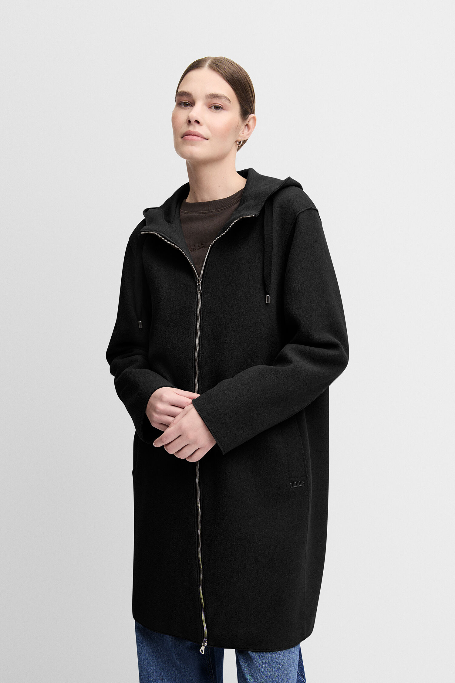 Mantel, Person, Fleece, Langer Ärmel