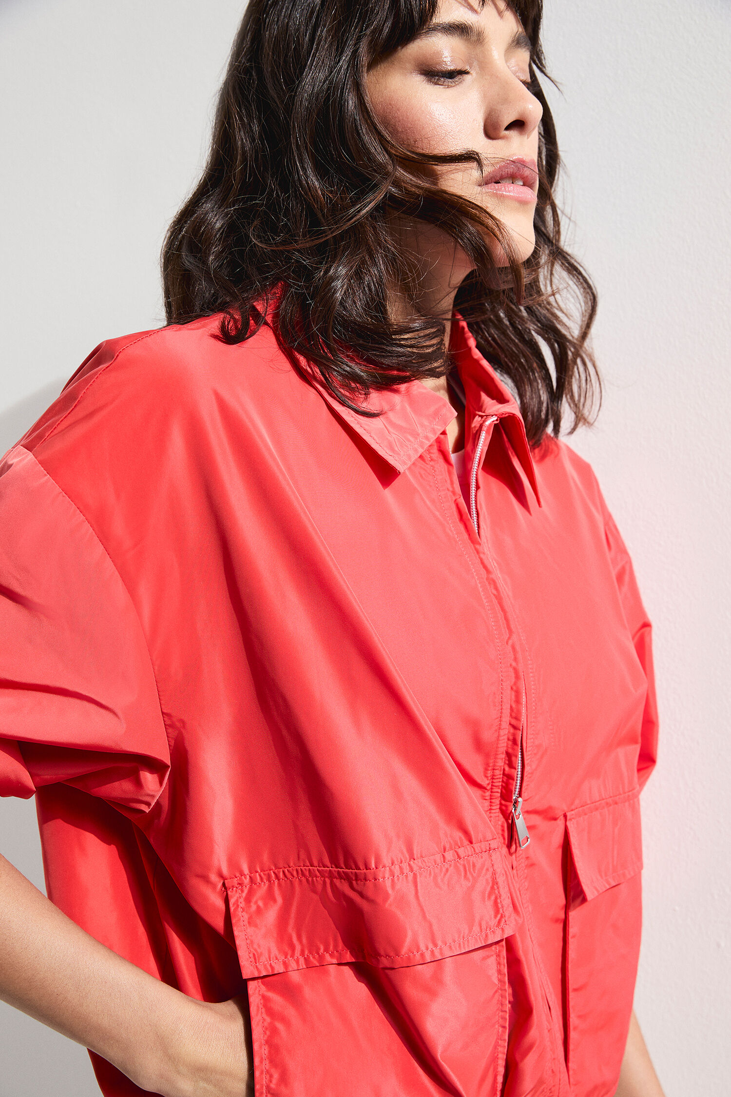 Bluse, Mantel, Erwachsener, Person, Frau