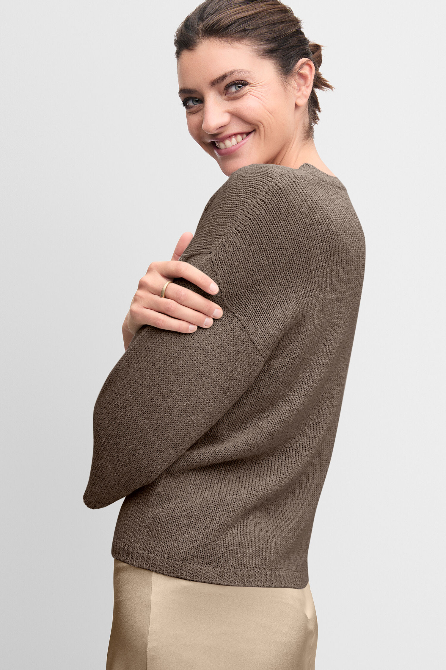 Rock, Sandale, Person, Langarm, Pullover