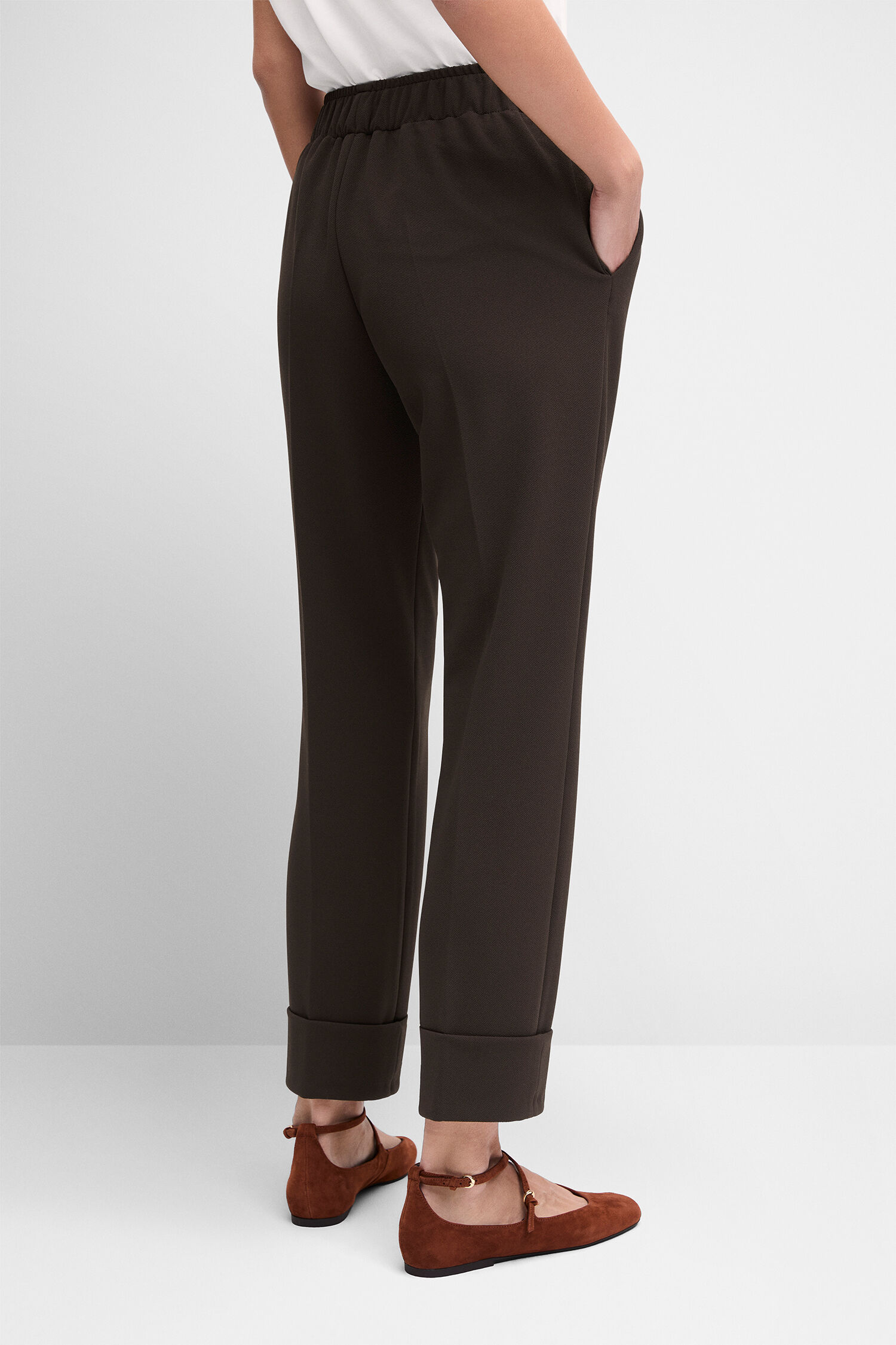 hose, langehose, schwarz, gummibund, pantalon