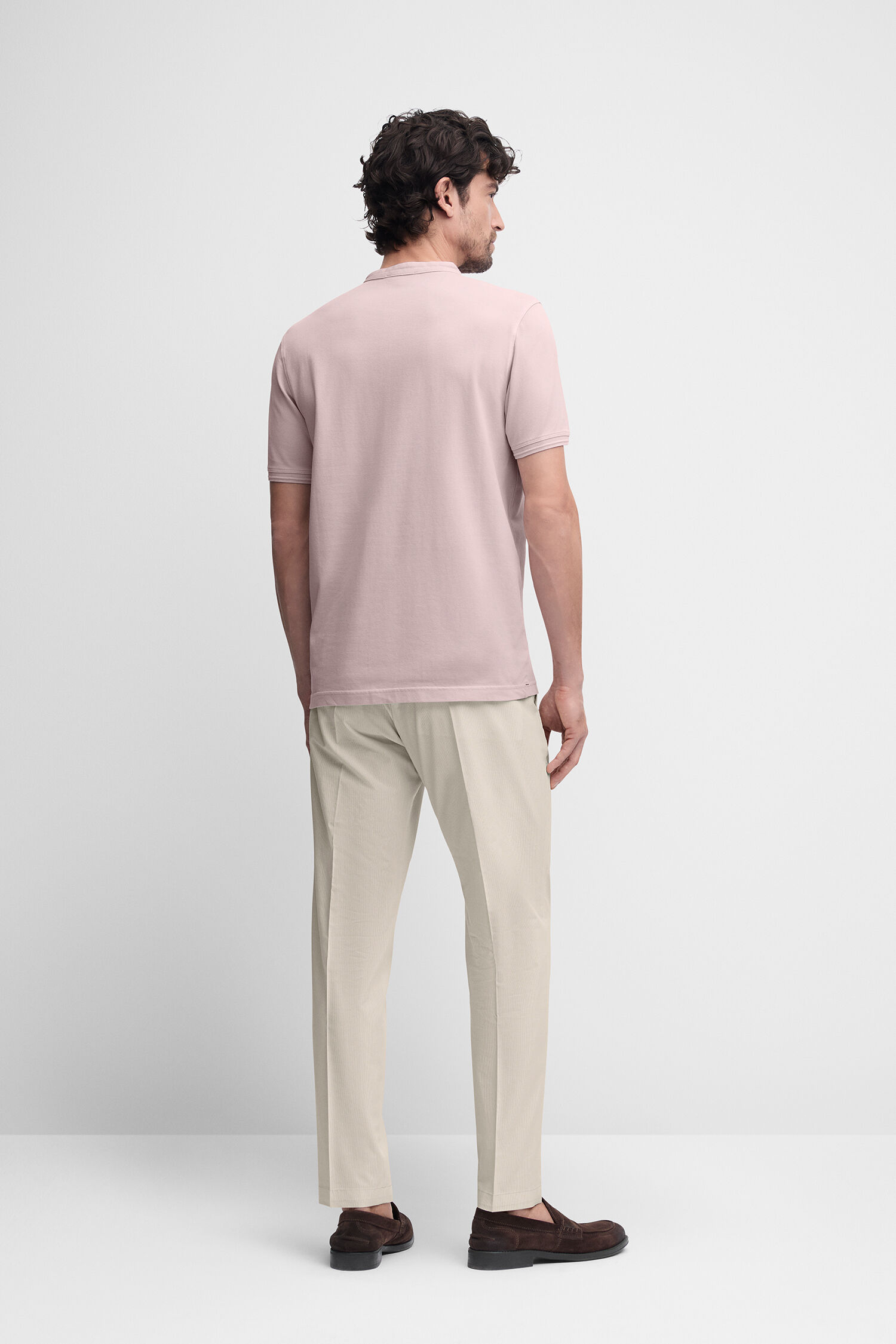 Leinen, Person, Stehend, T-shirt, Mann