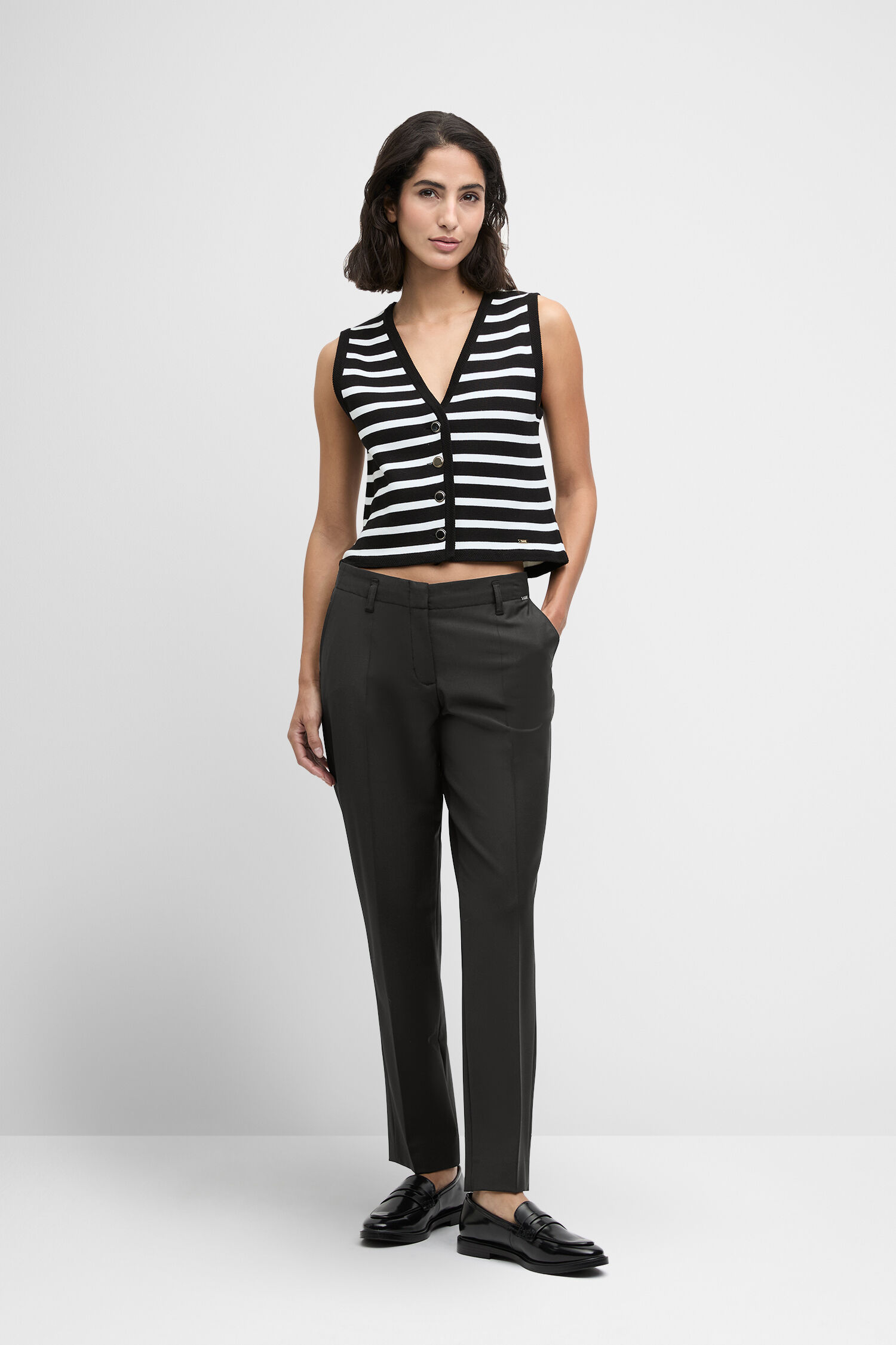Hosen, Weste, Bluse, Formelle Kleidung, Anzug - schwarz Hosen, Weste, Bluse, Formelle Kleidung, Anzug - schwarz