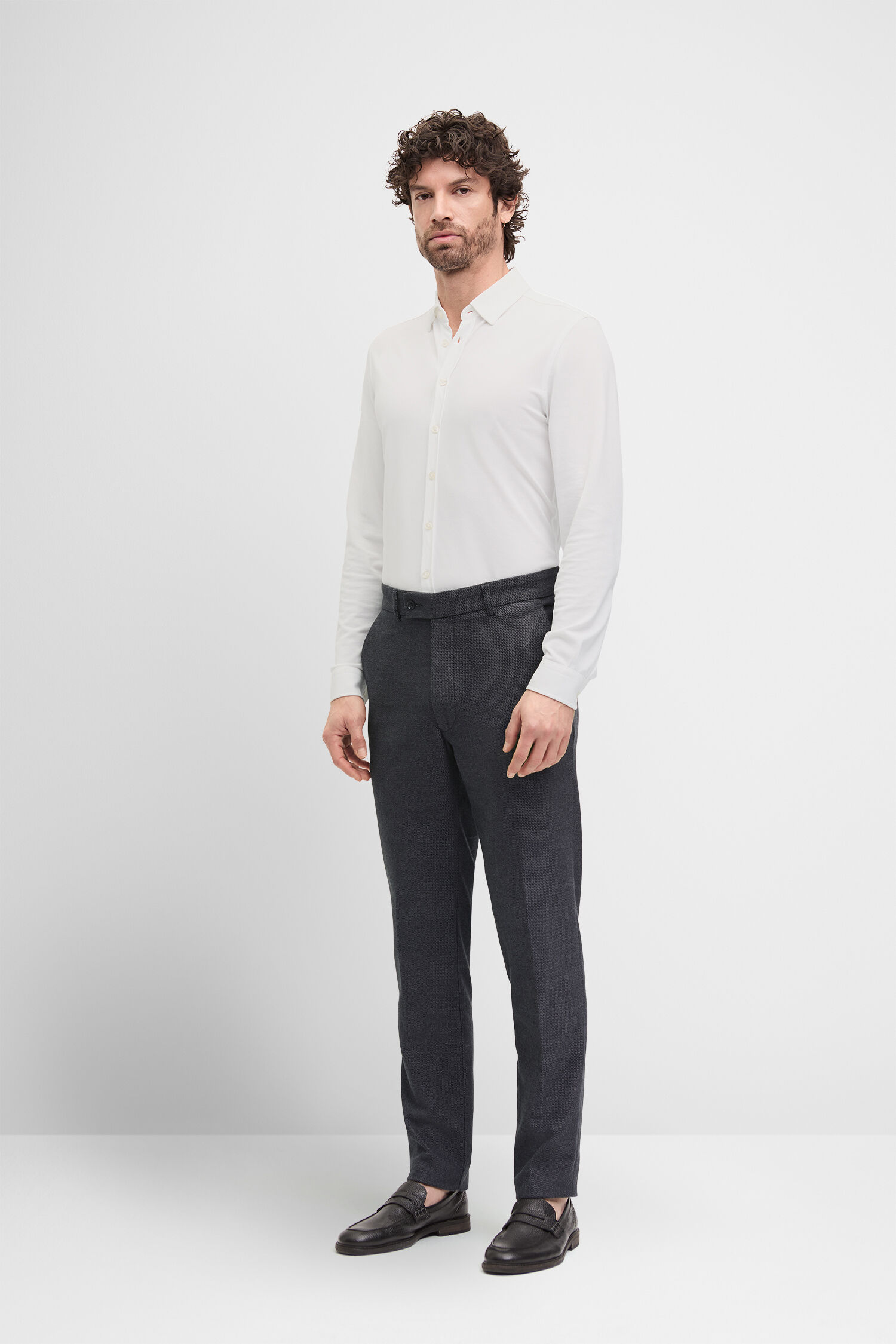 Hemd, Hosen, Langarm, Mann, Person