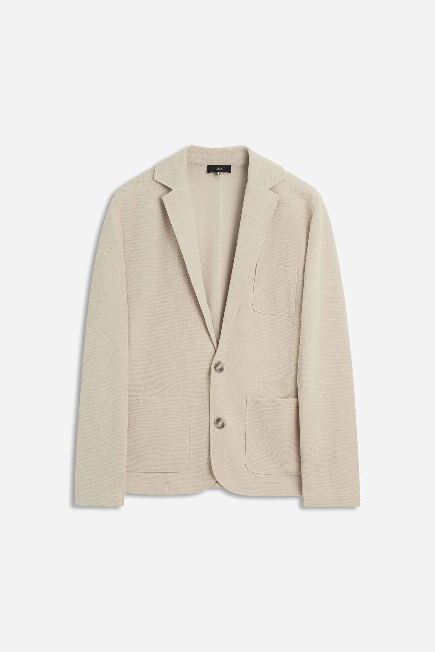 Jersey Sakko CILENTINI Blazer, Kleidung, Mantel, Jacke, Leinen
