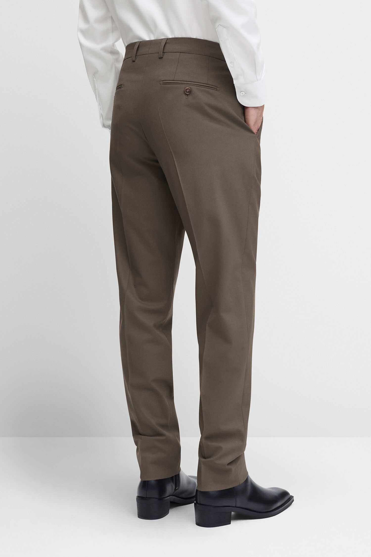 Chino, Hose, Tailored, Knit?, Beige?