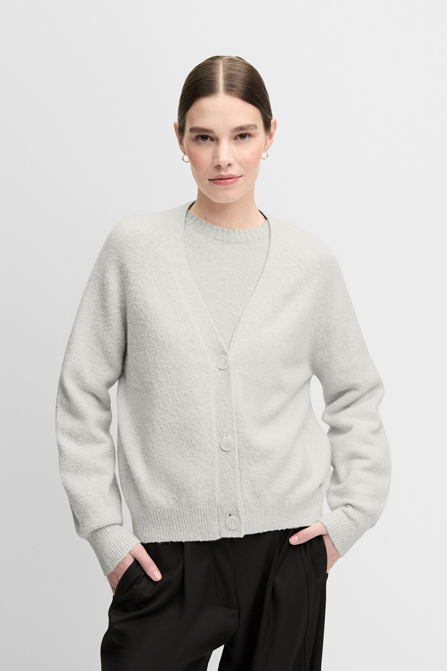 Bekleidung, Strickwaren, Pullover, Strickjacke