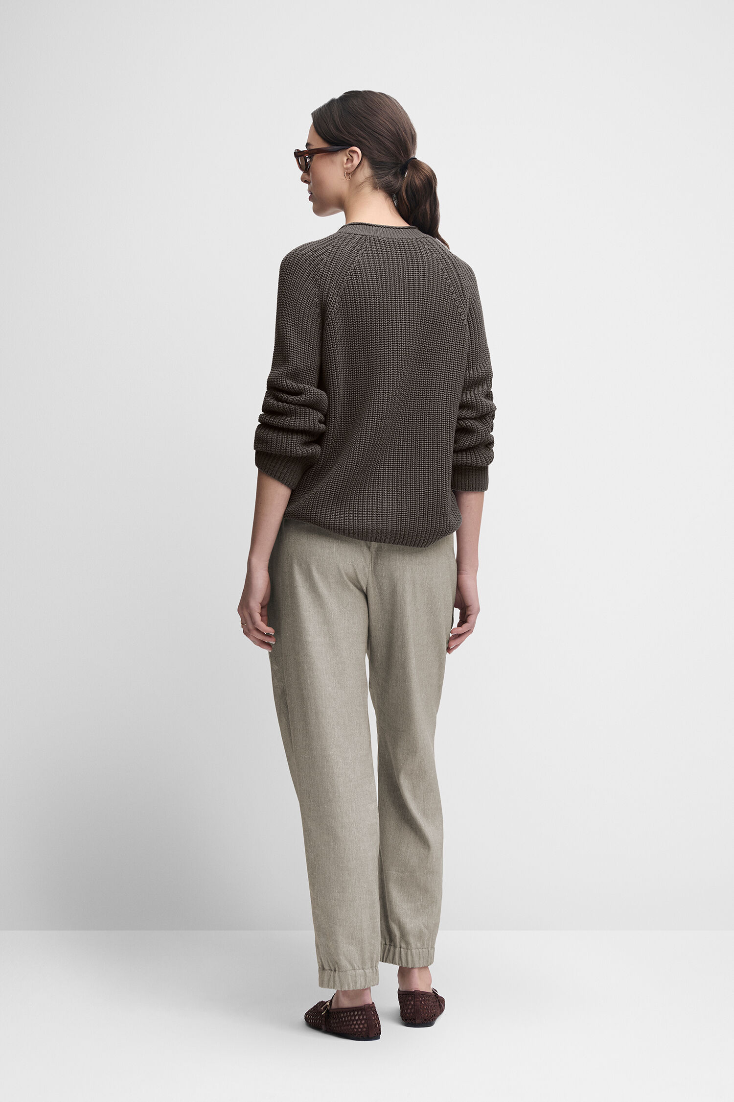 Strickwaren, Pullover, Person, Hosen, Mantel