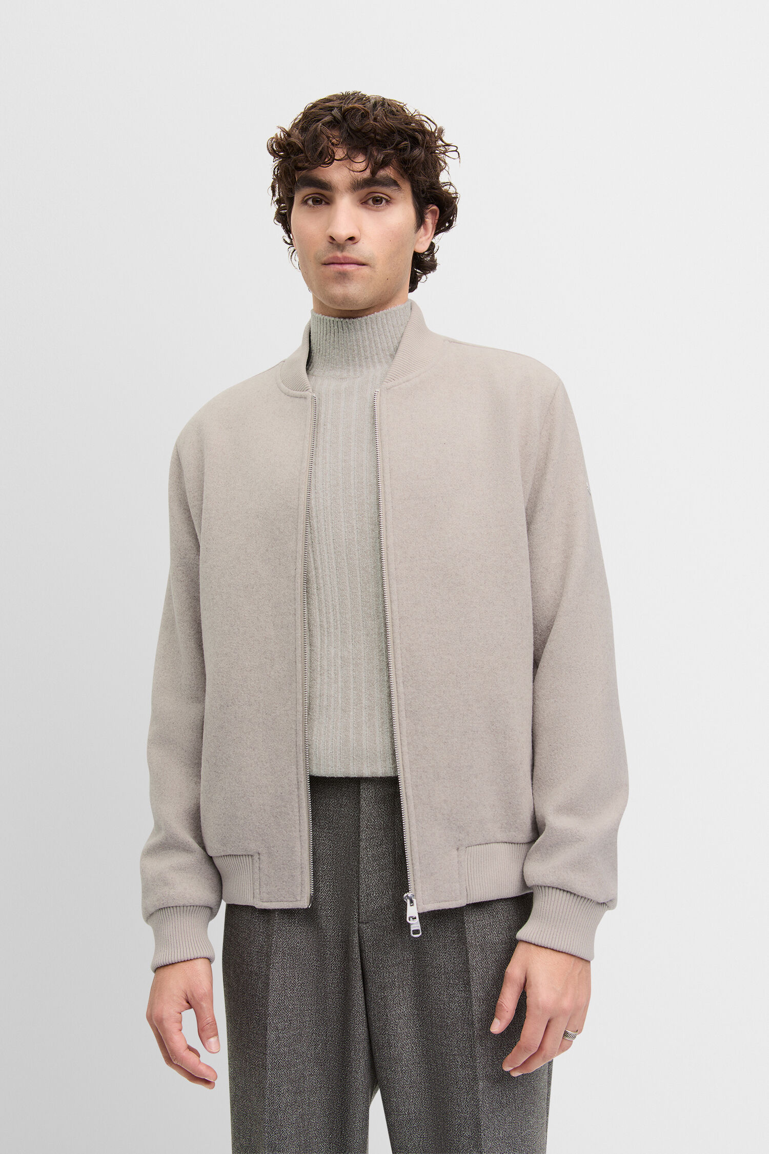 Bekleidung, Strickwaren, Pullover, Mantel