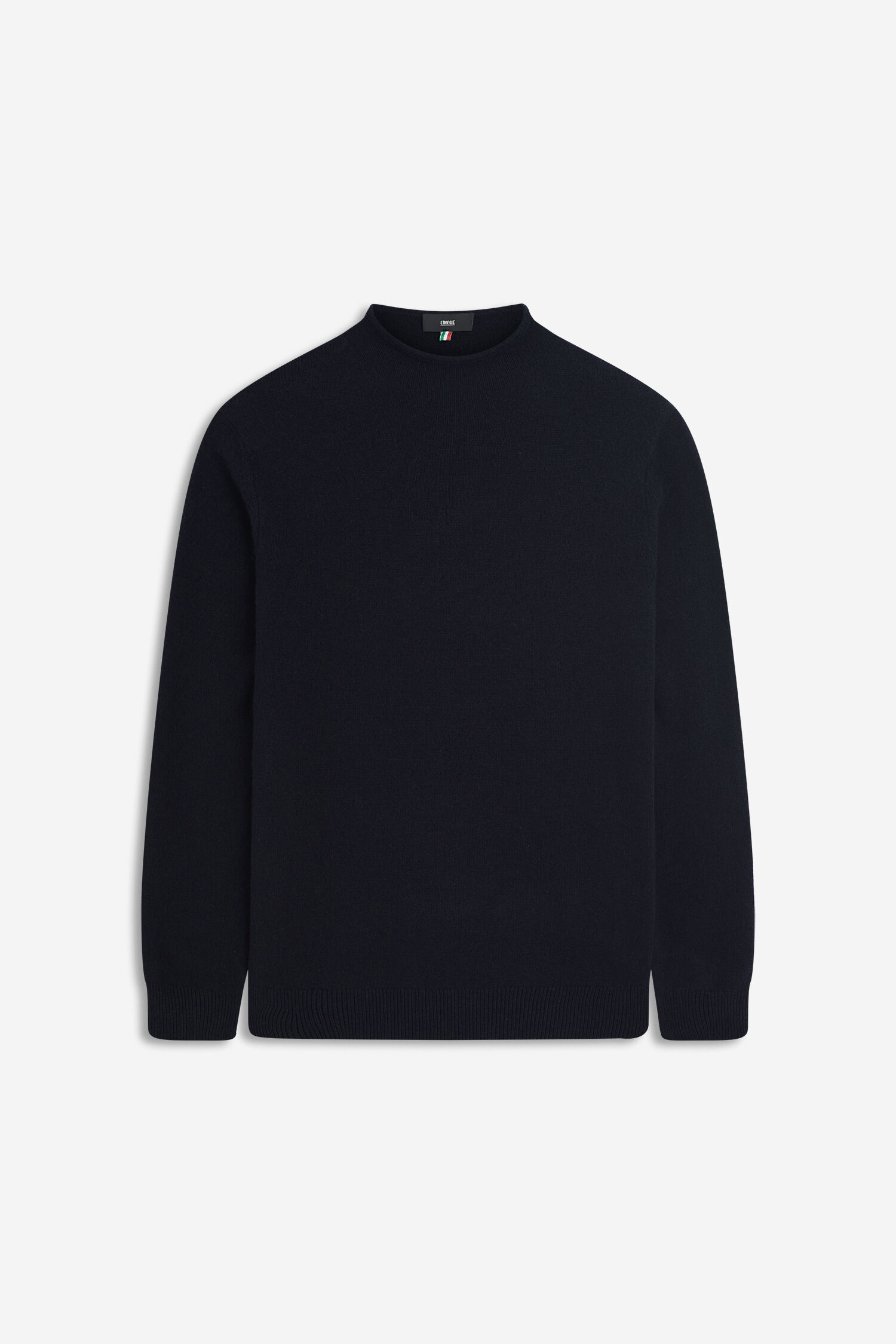 Pullover, Crewneck, Navy, Wolle, Kleidung