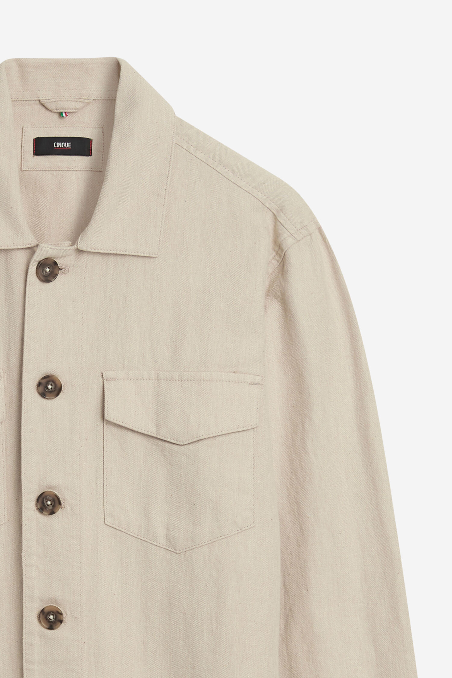 CINQUE Overshirt CISOHO beige CI-9002-4358-22-241-M 01 CINQUE Overshirt CISOHO beige CI-9002-4358-22-241-M 01