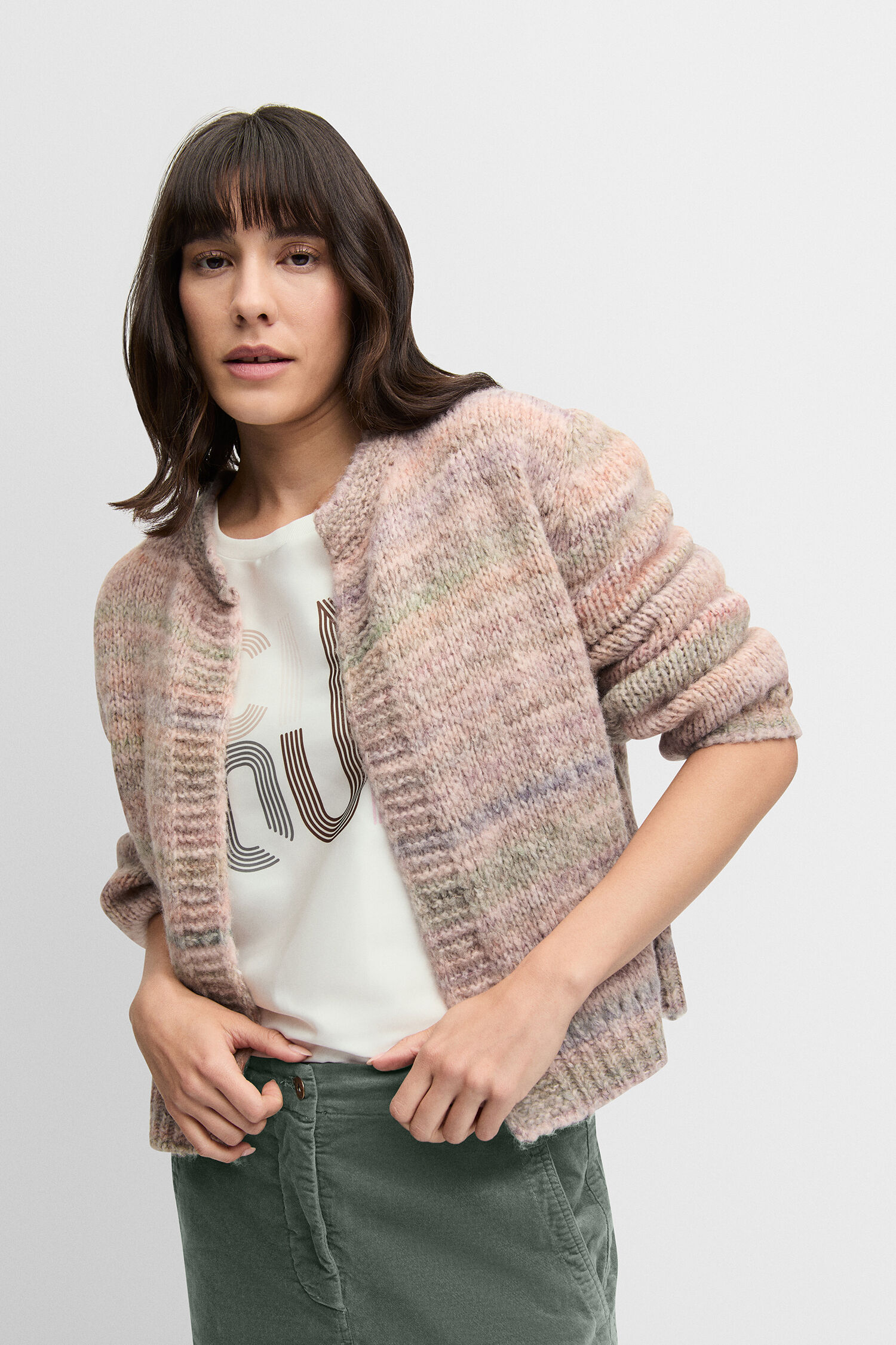 Bekleidung, Strickwaren, Pullover, Strickjacke
