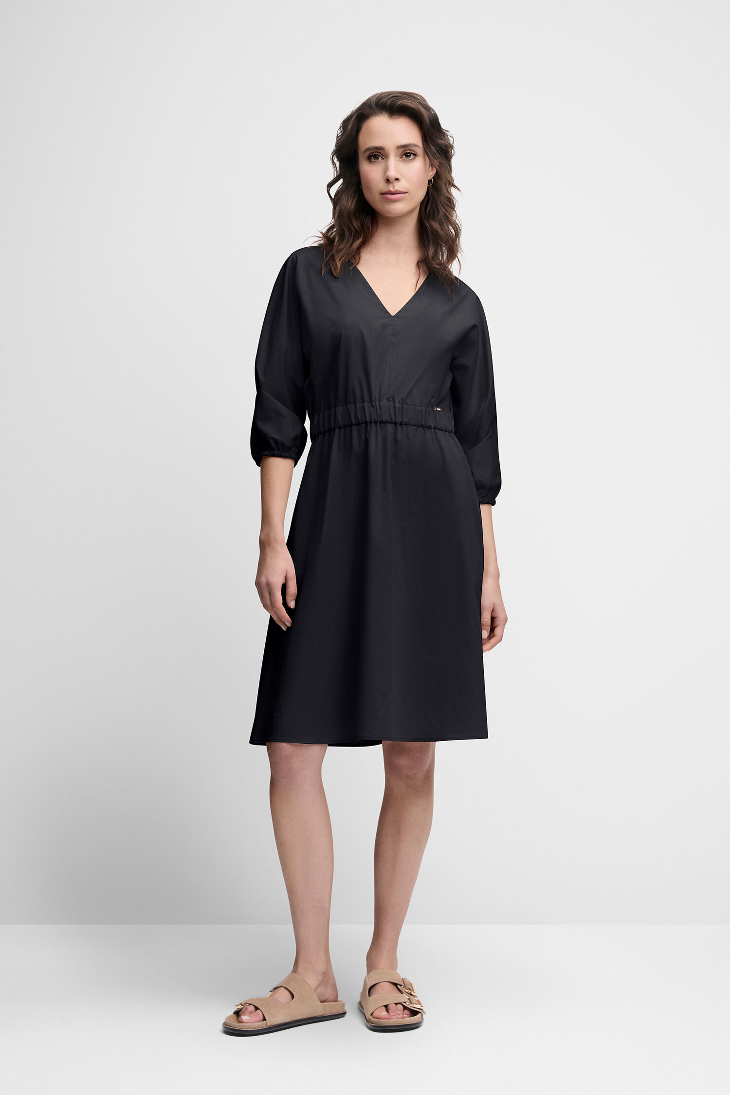 Kleid, Modisch, Erwachsener, Person, Frau - dunkelblau