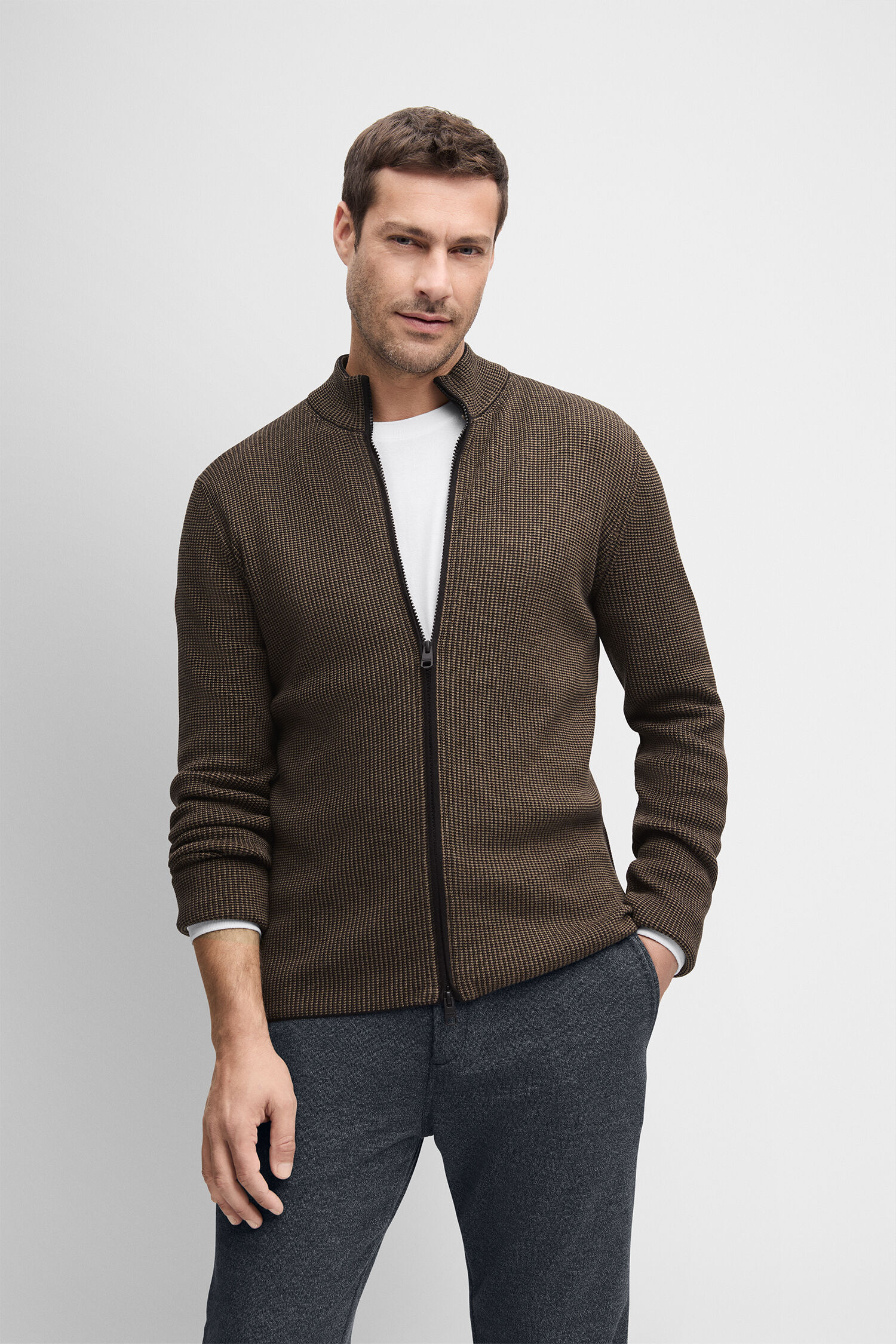 Stickjacke CINUPIO