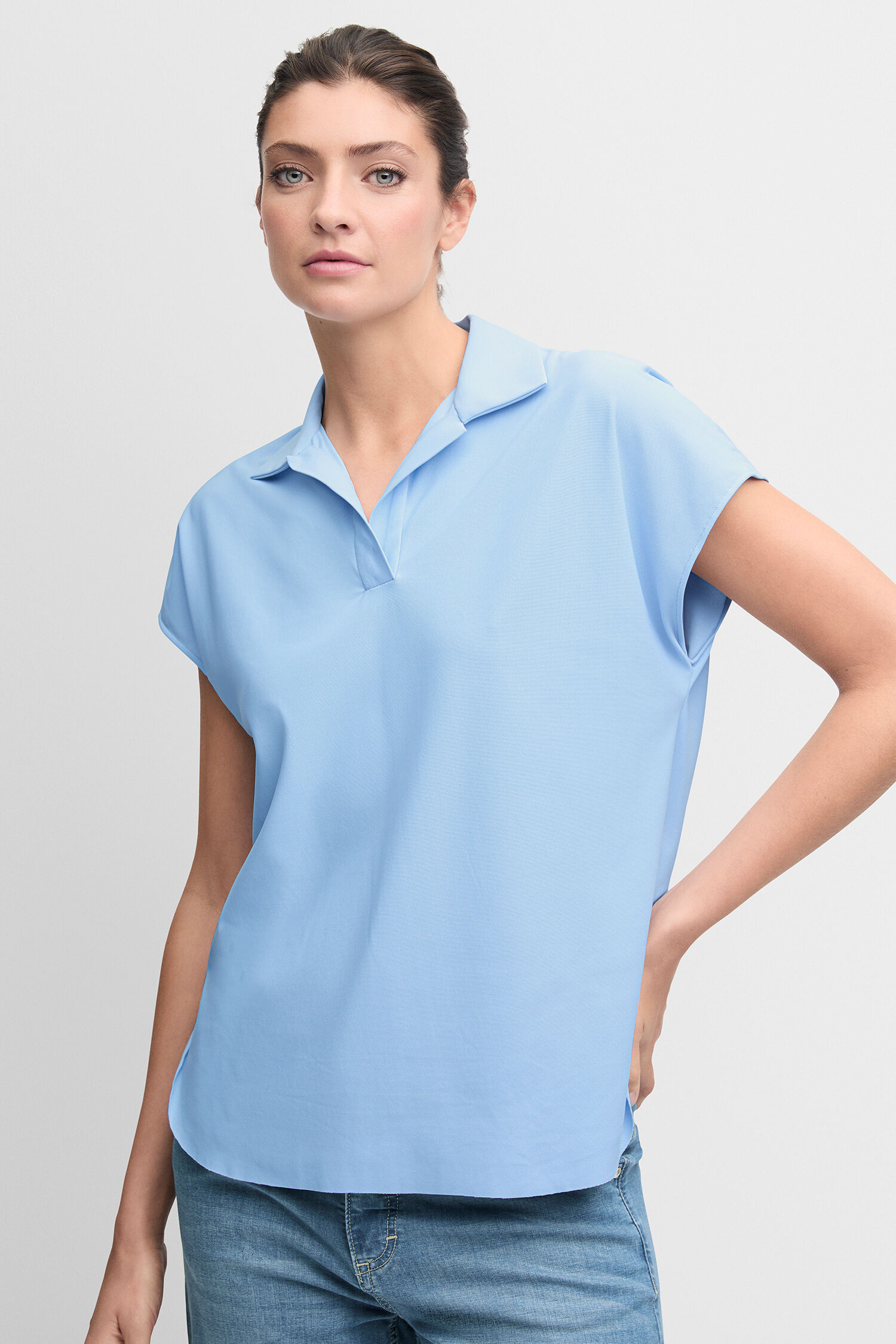 Bluse, Hemd, Ärmel, Jeans, Person