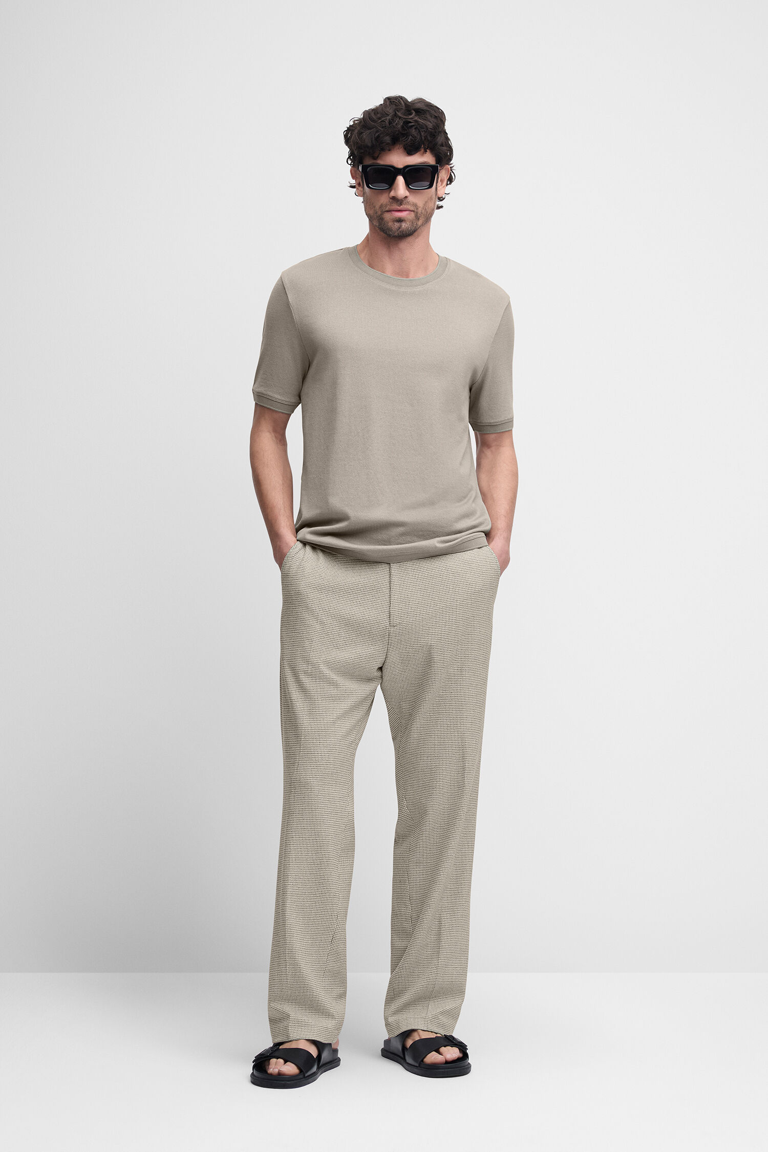 Hosen, Leinen, Sonnenbrille, Mann, Person