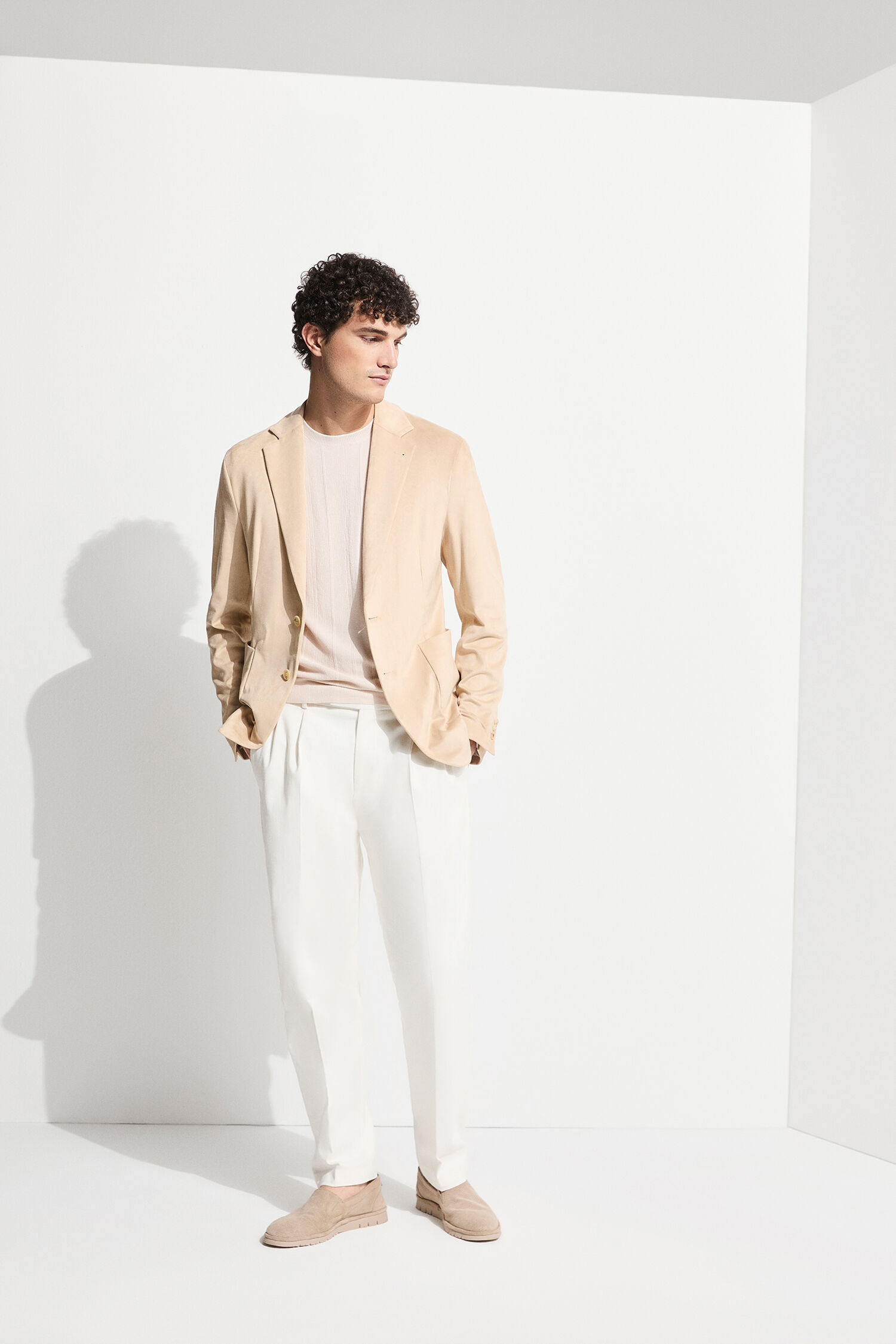 Blazer, Mantel, Jacke, Langarm, Person