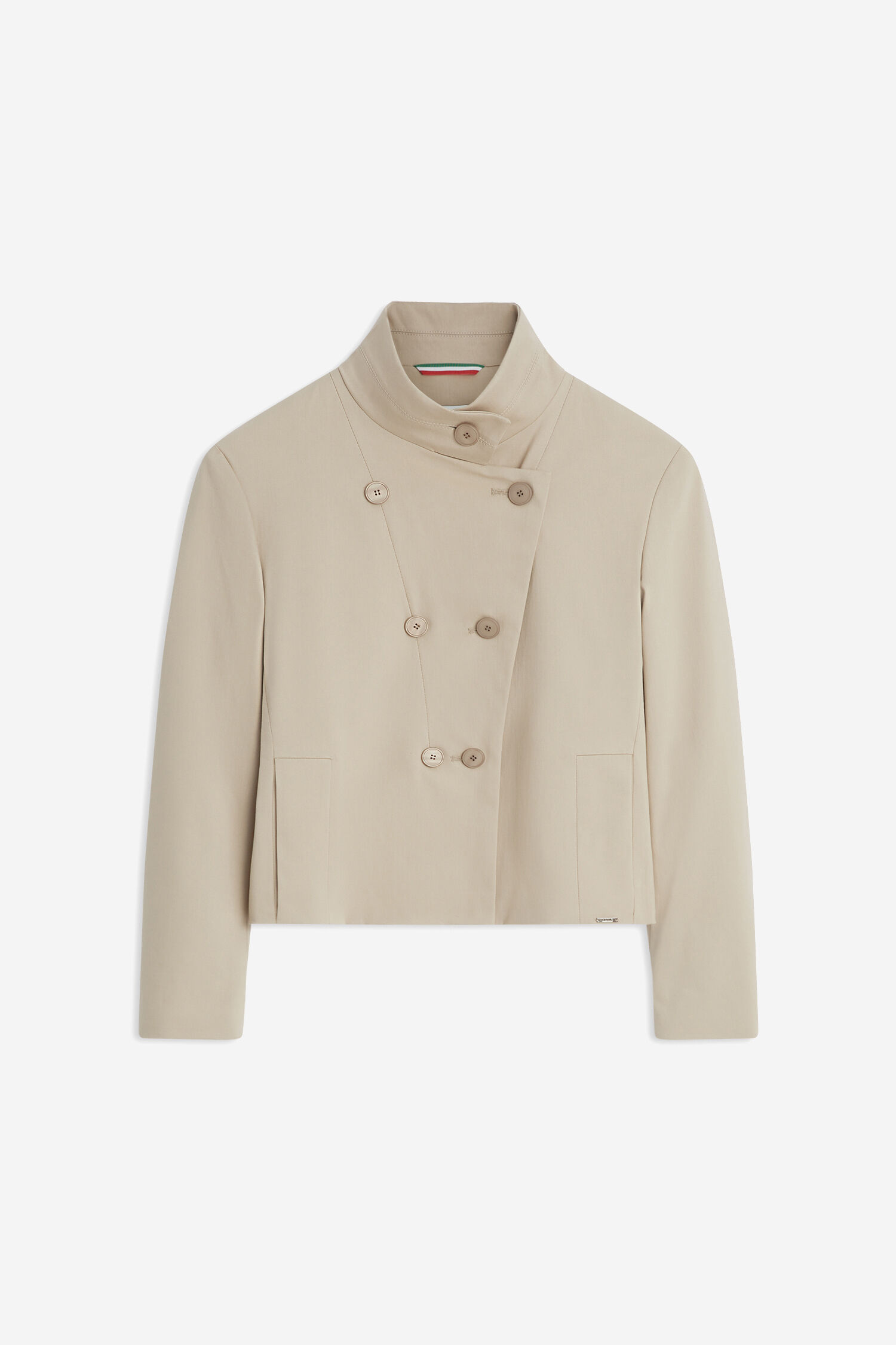 Mantel, Jacke, Langarm, Leinen, Blazer