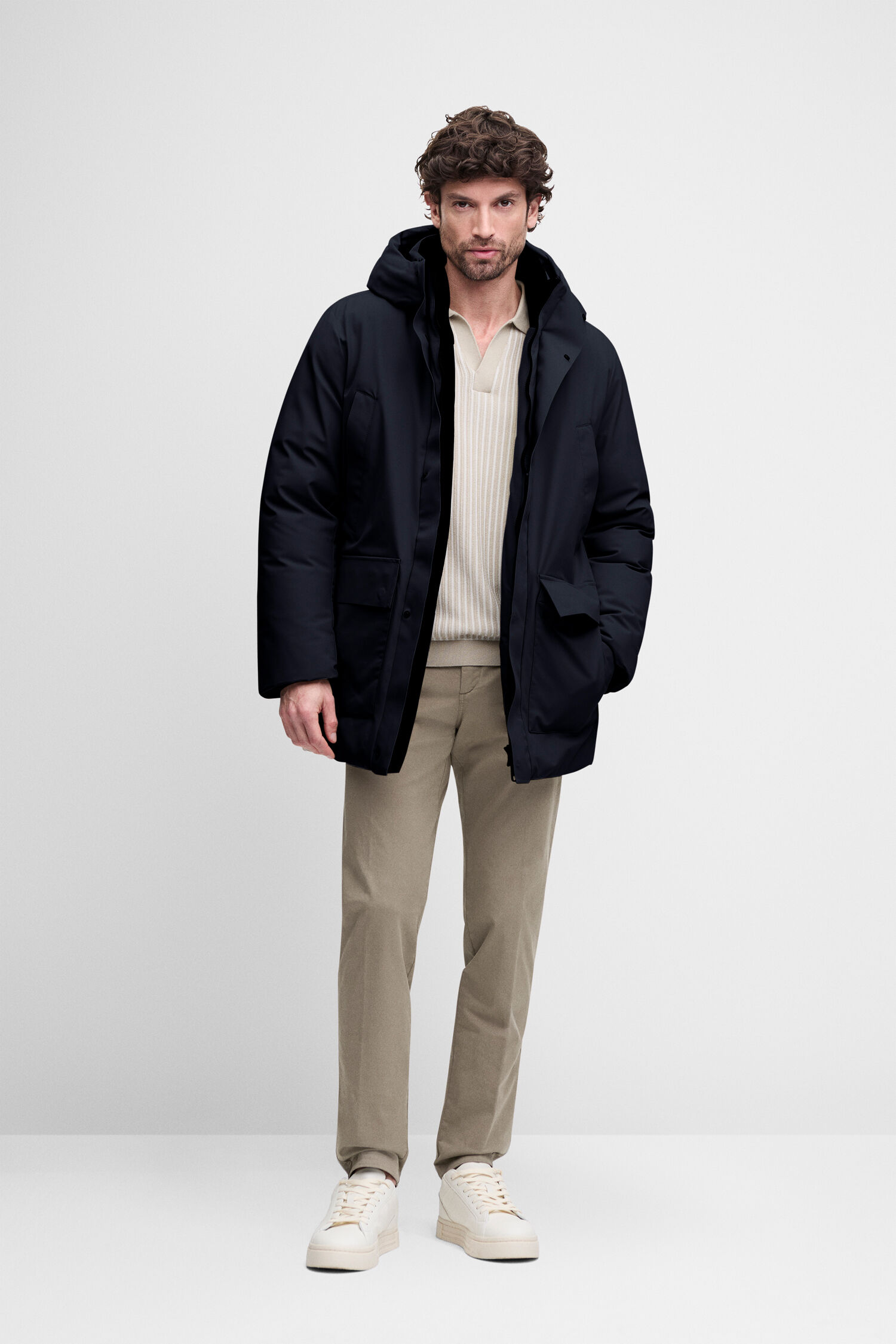 jacken, dunkel, igans, parkajacke, puffer