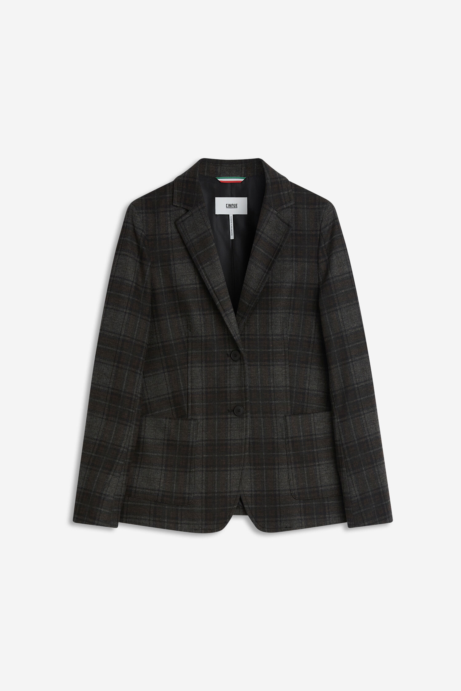 Blazer, Karo, Kostümjacke?, Wolle, Piqué?