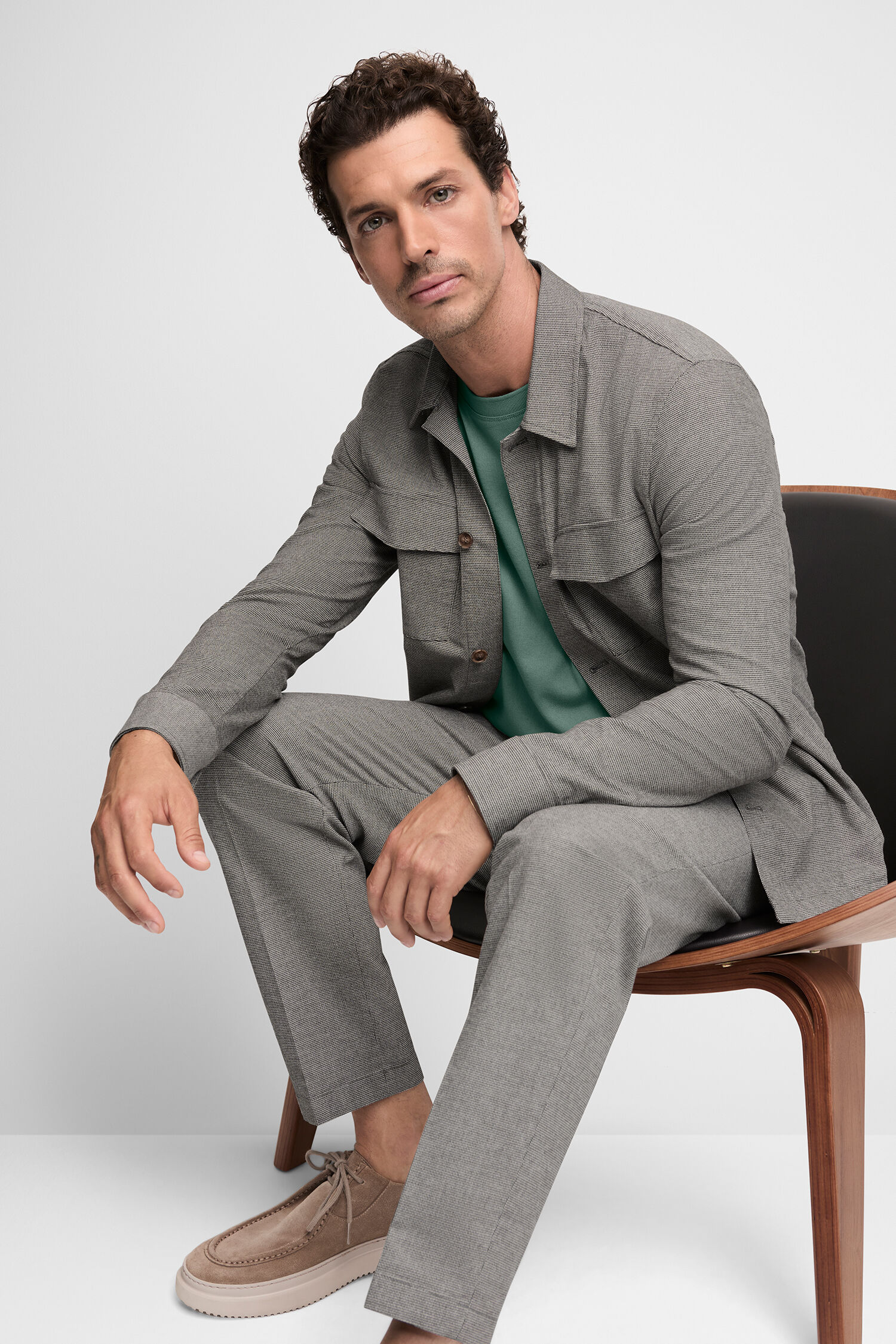 Hemd, Blazer, Mantel, Langarm, Anzug