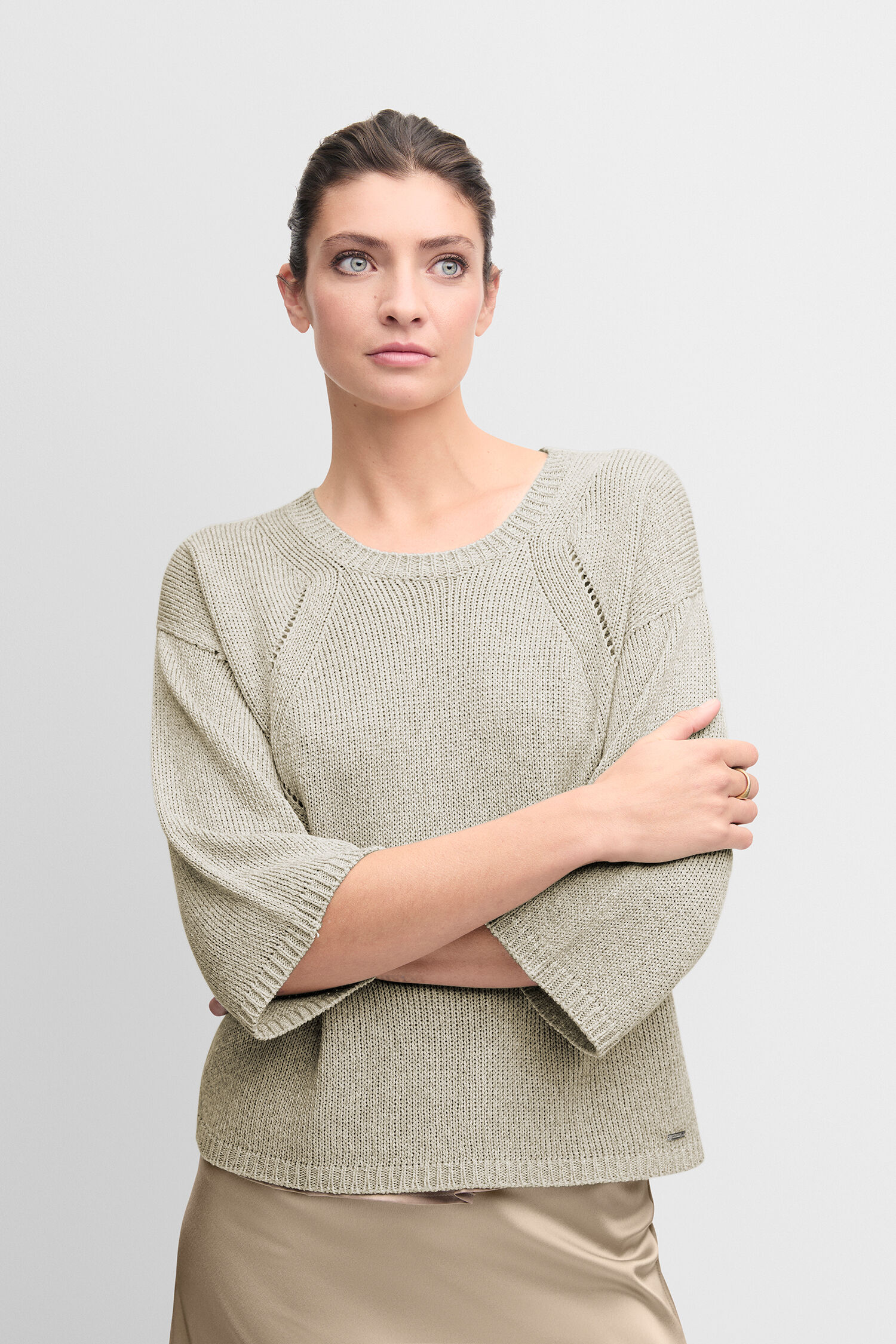 Bekleidung, Strickwaren, Pullover, Person, Gesicht