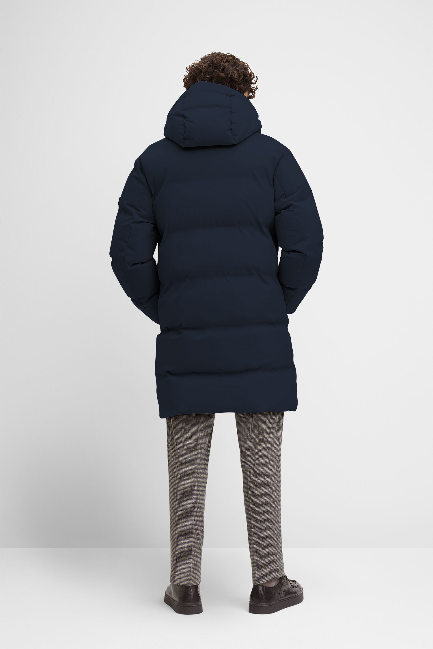 Mantel, Jacke, Kapuzenpulli, Kapuze, Person