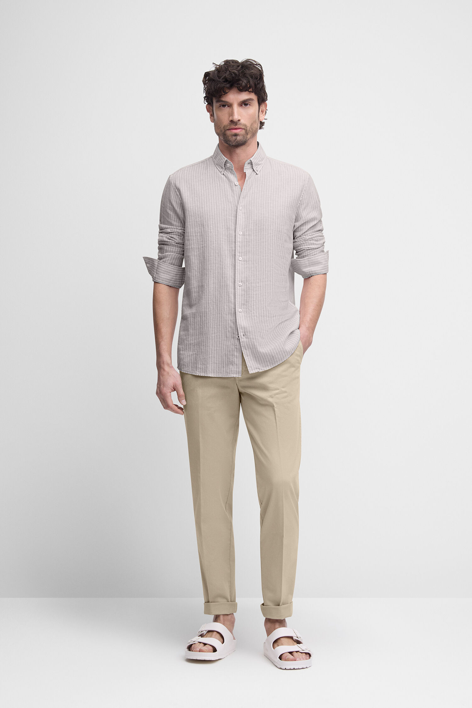 Hemd, Leinen, Erwachsener, Mann, Person