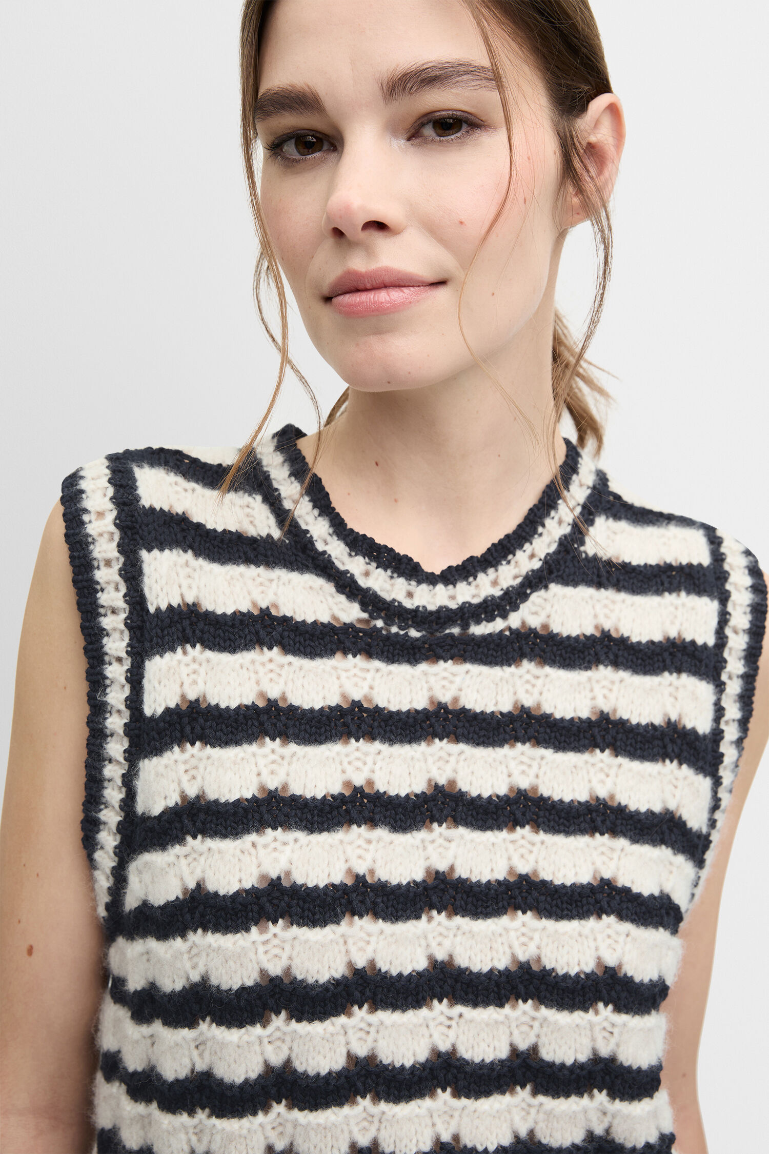Strickwaren, Pullover, Bluse, Gesicht, Person