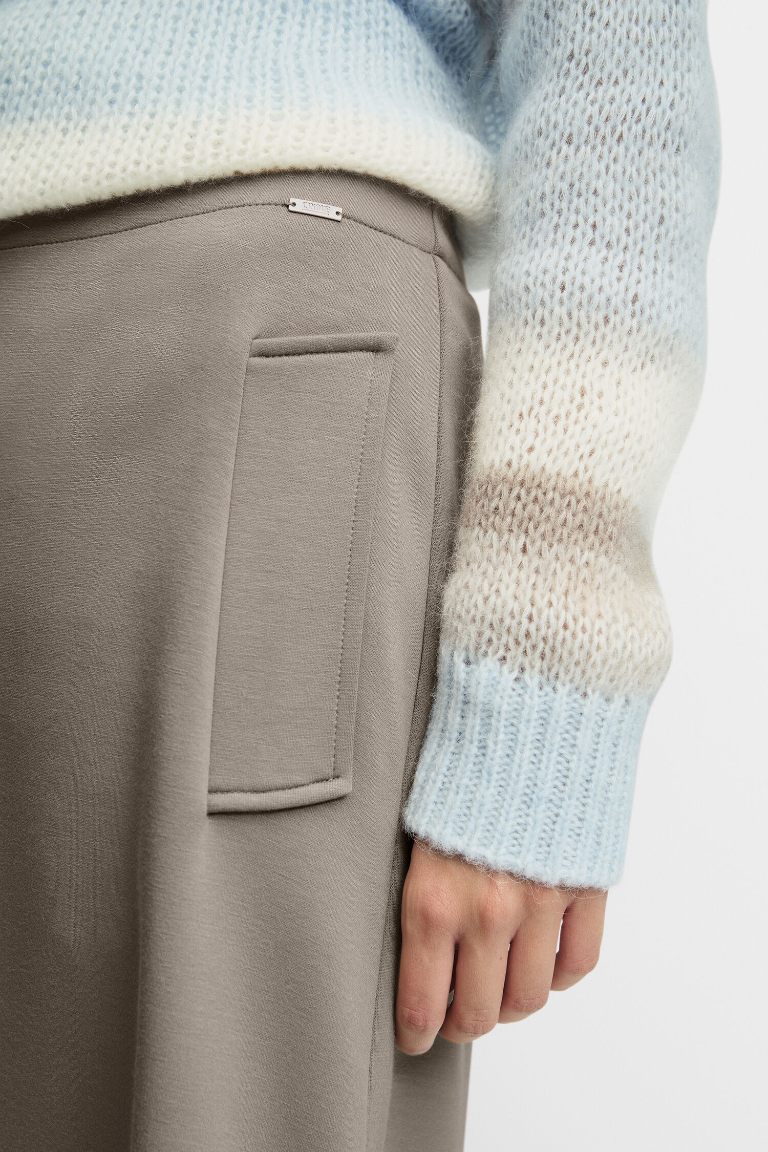 Rock CICHIA Langarm, Strickwaren, Pullover, Hosen, Person