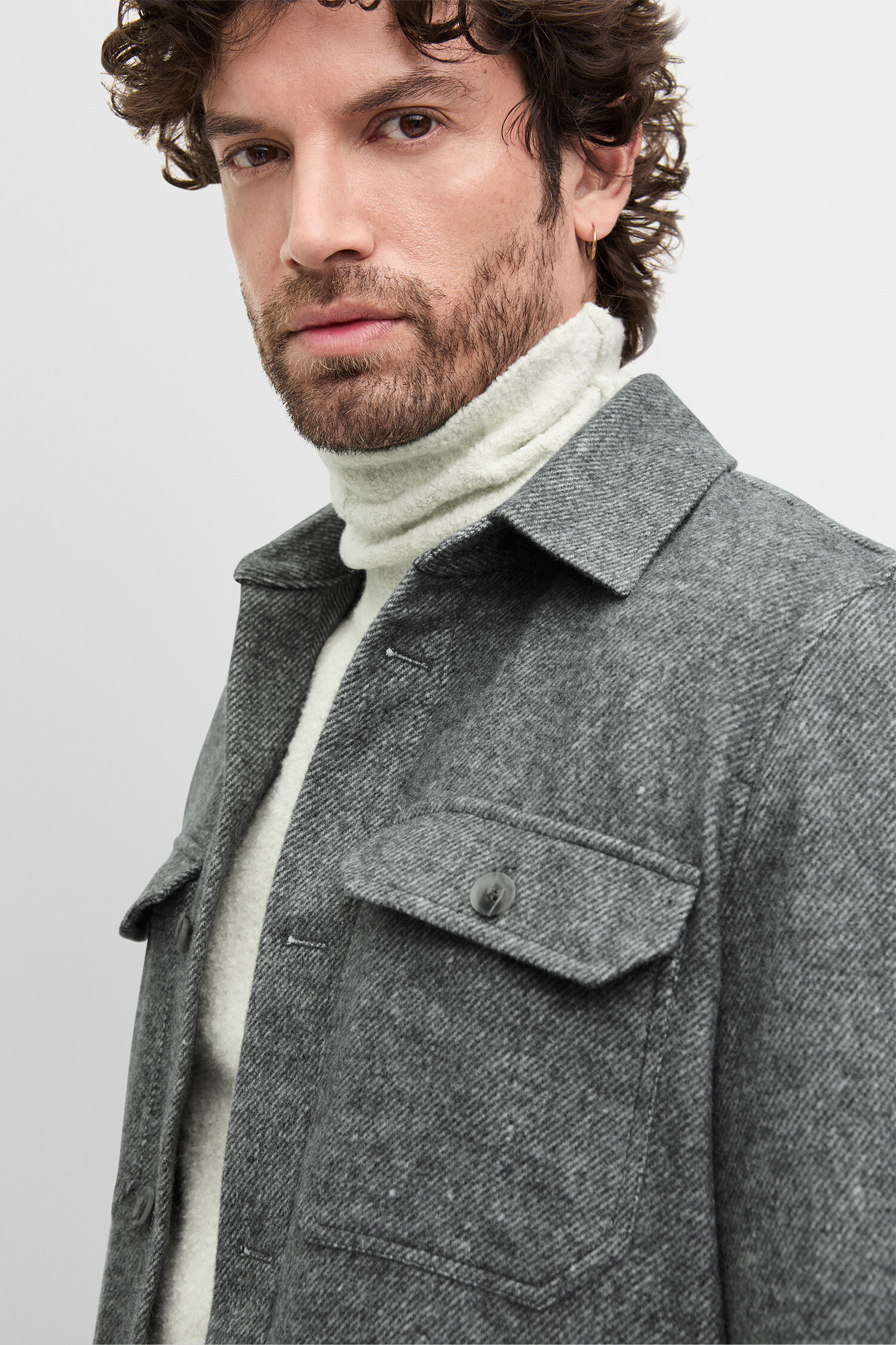 Mantel, Jacke, Erwachsener, Mann, Person