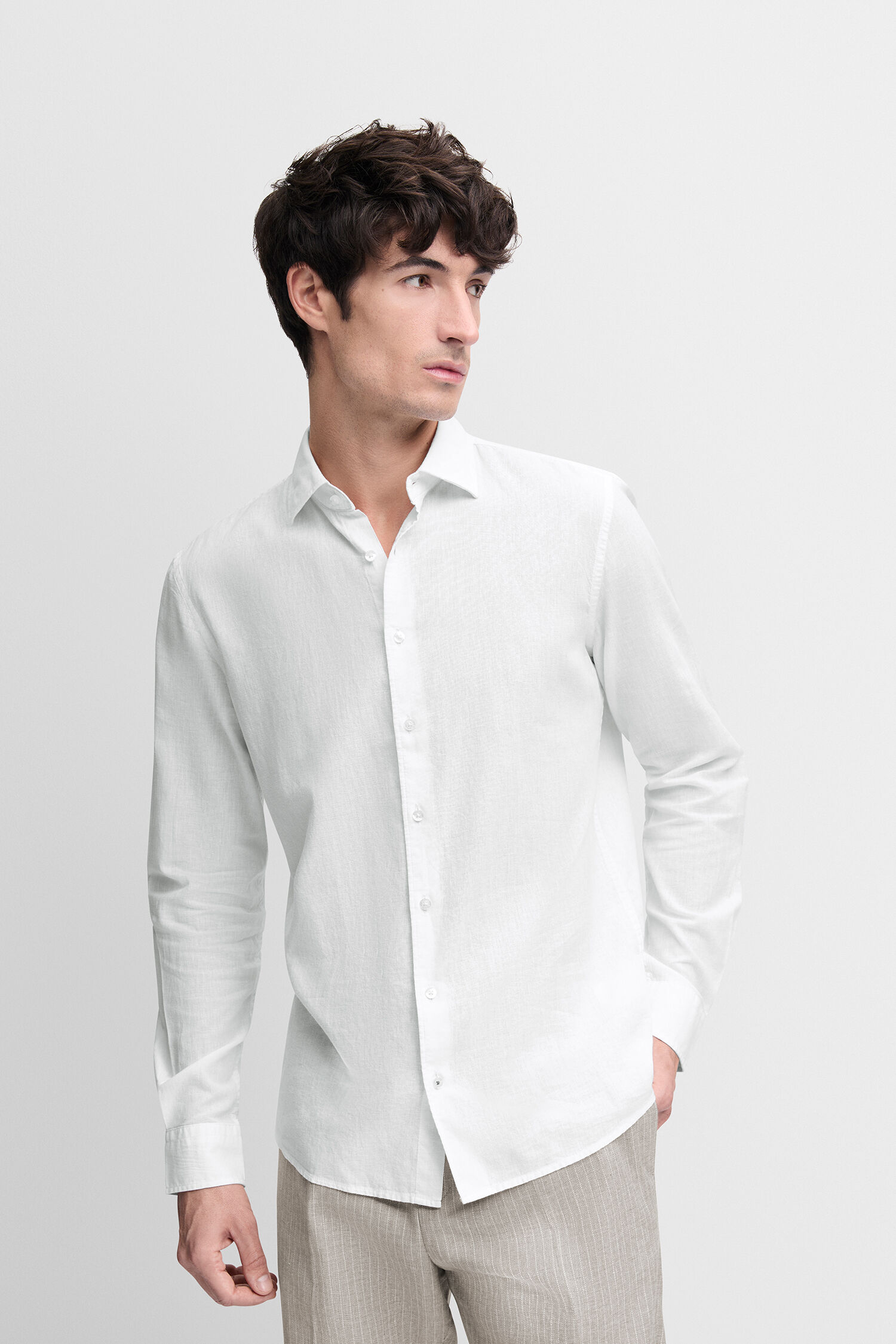 Hemd, Kleid, Hemd, Langarm, Mann, Person