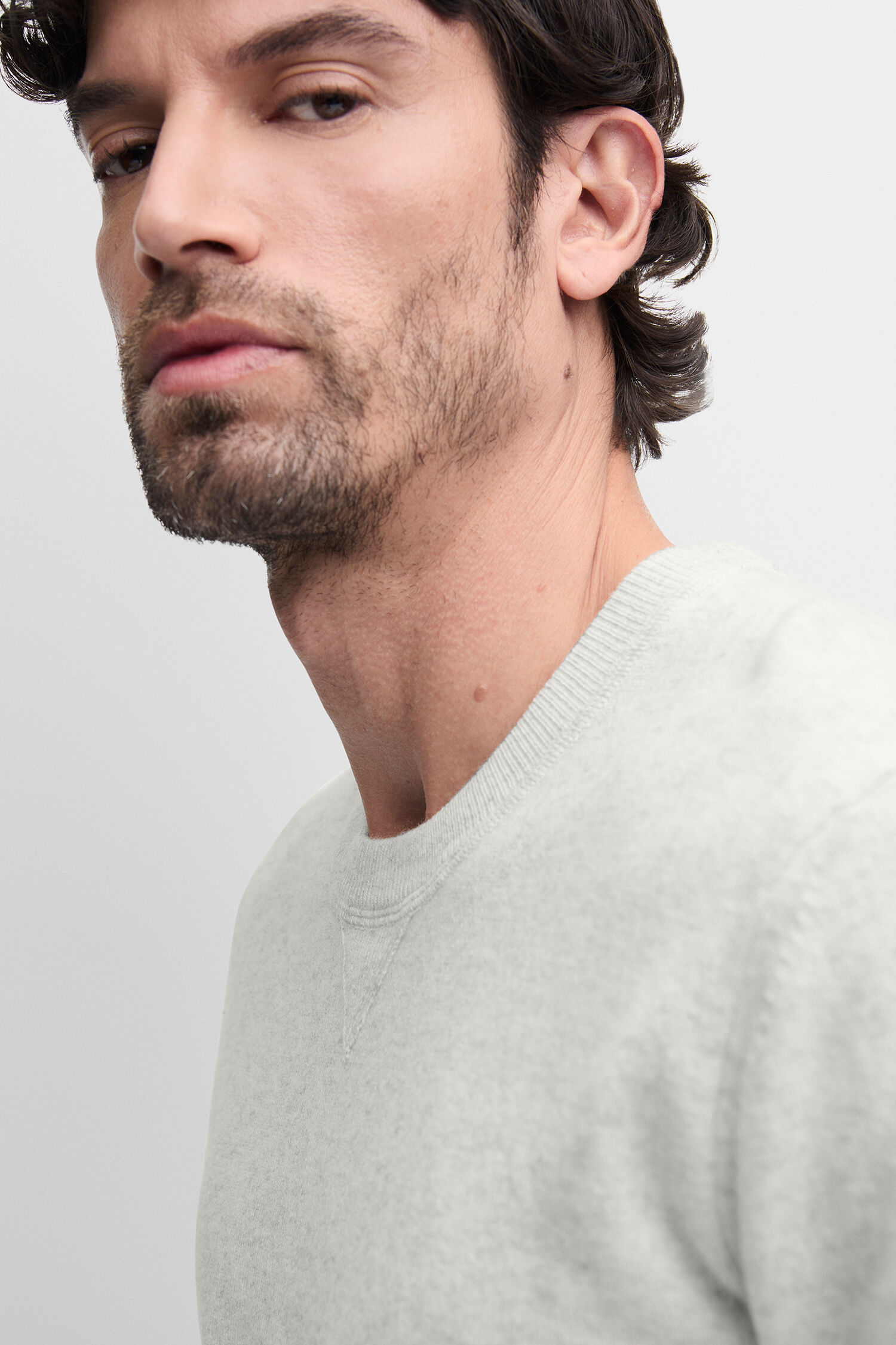 Langarm, Ärmel, T-shirt, Mann, Person