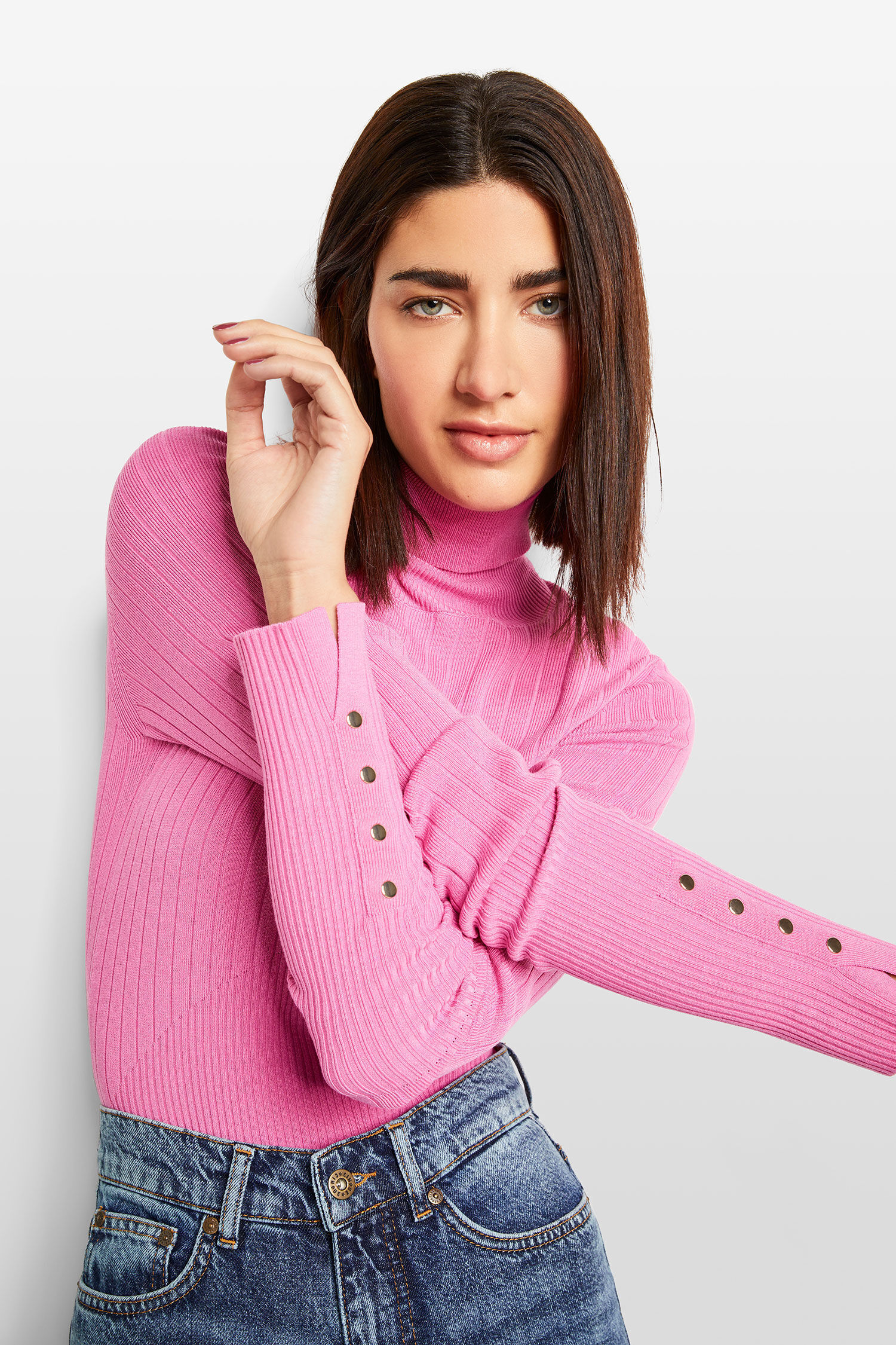 CINQUE Pullover CINANNI CI-6523-3558-52-233-XS 20 - pink