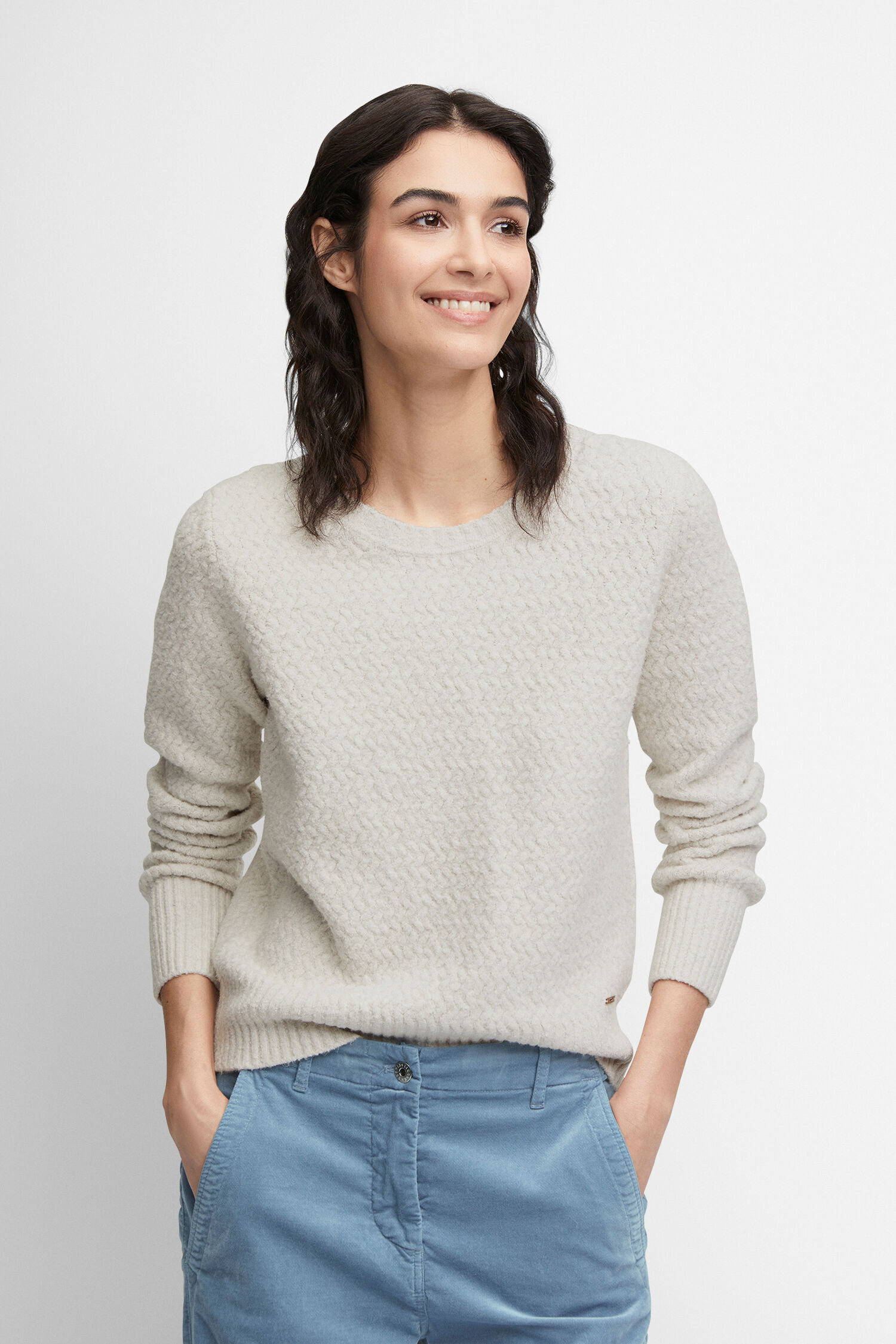 CINQUE Pullover CIWANJA CI-6540-5572-10-243-XS 201 - wollweiß