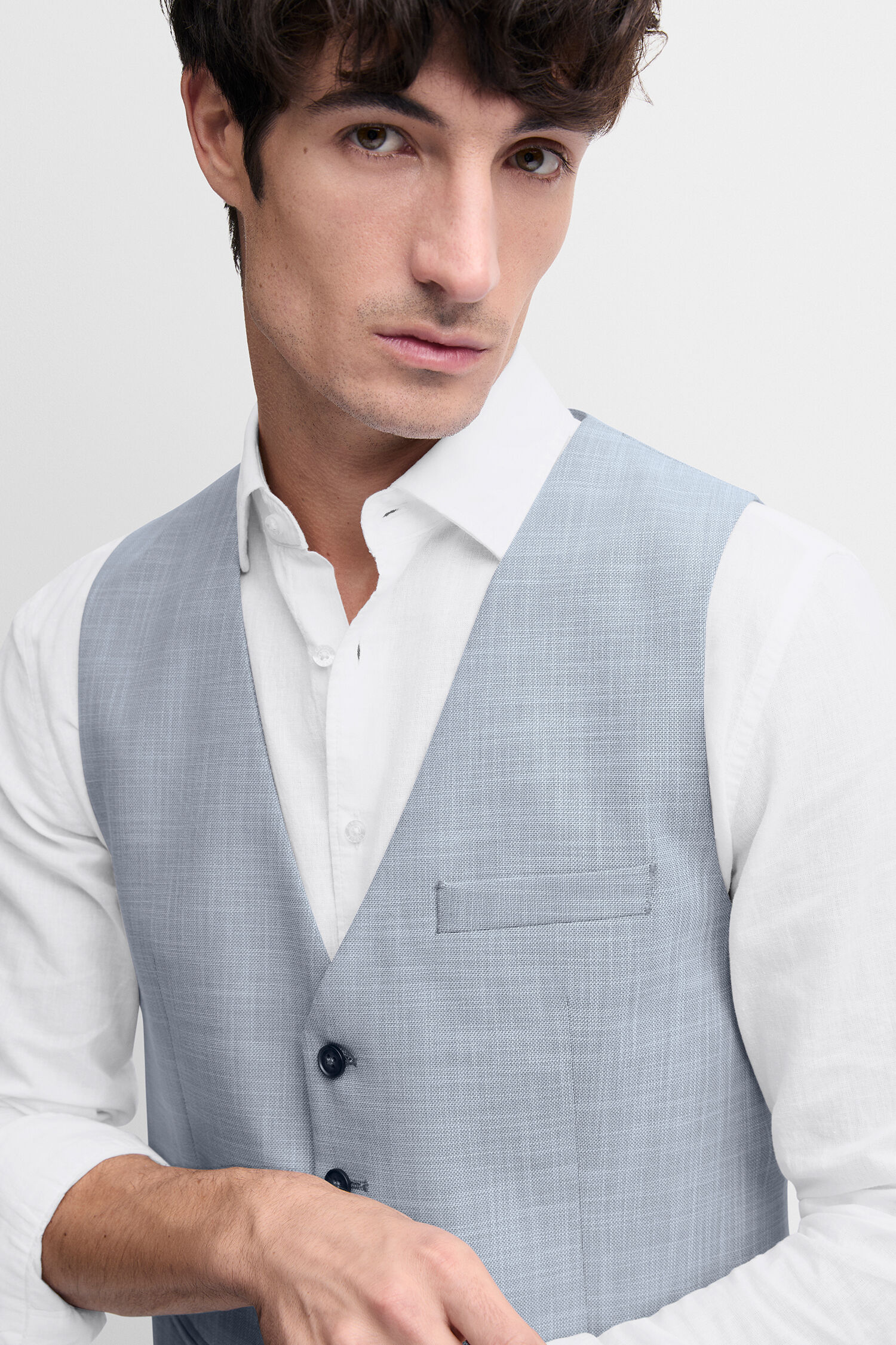 Hemd, Weste, Formelle Kleidung, Anzug, Person